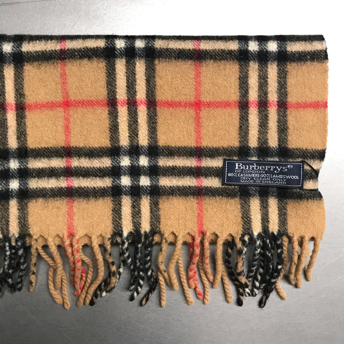 버버리 정품 캐시미어/램스울 머플러 베이지 상품이미지3