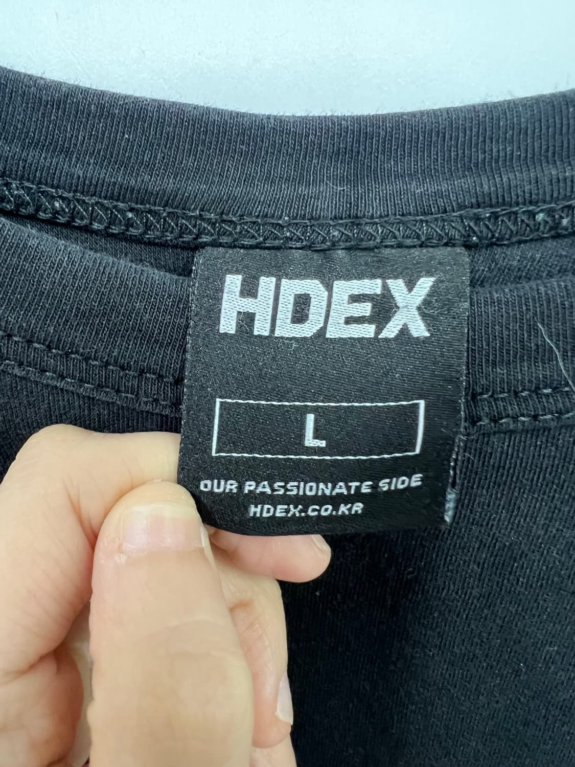 HDEX 블랙 반팔티 상품이미지2