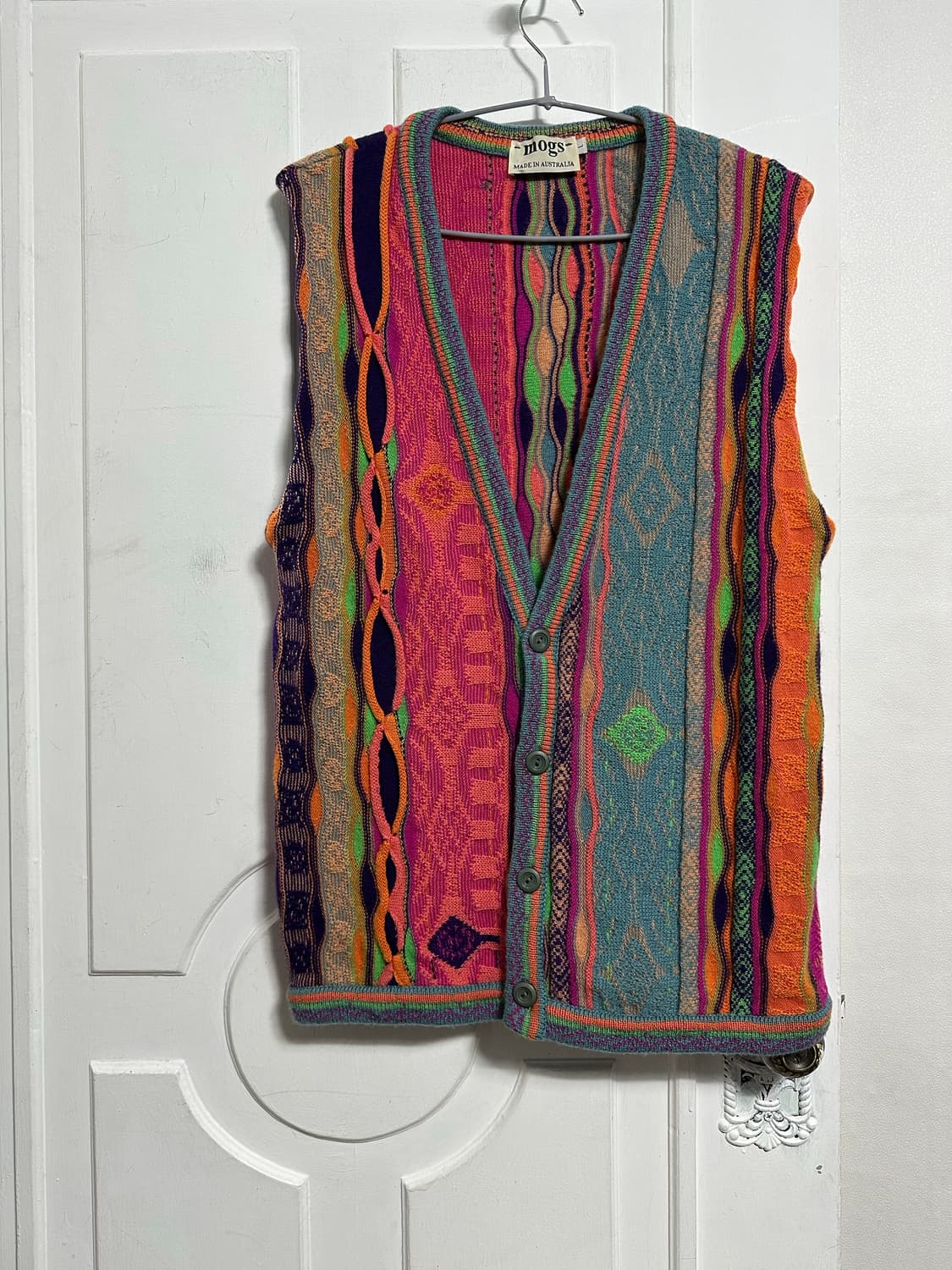 모그스 MOGS 케이블 니트 베스트 상품이미지1