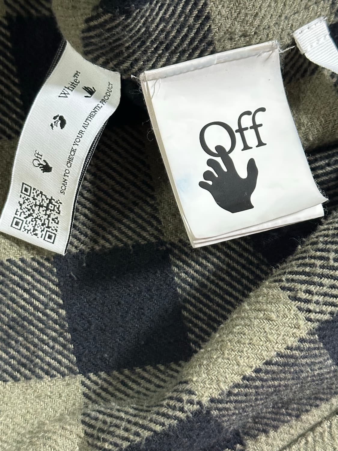 21FW OFF-WHITE 애로우 스티치 플란넬 셔츠 상품이미지7