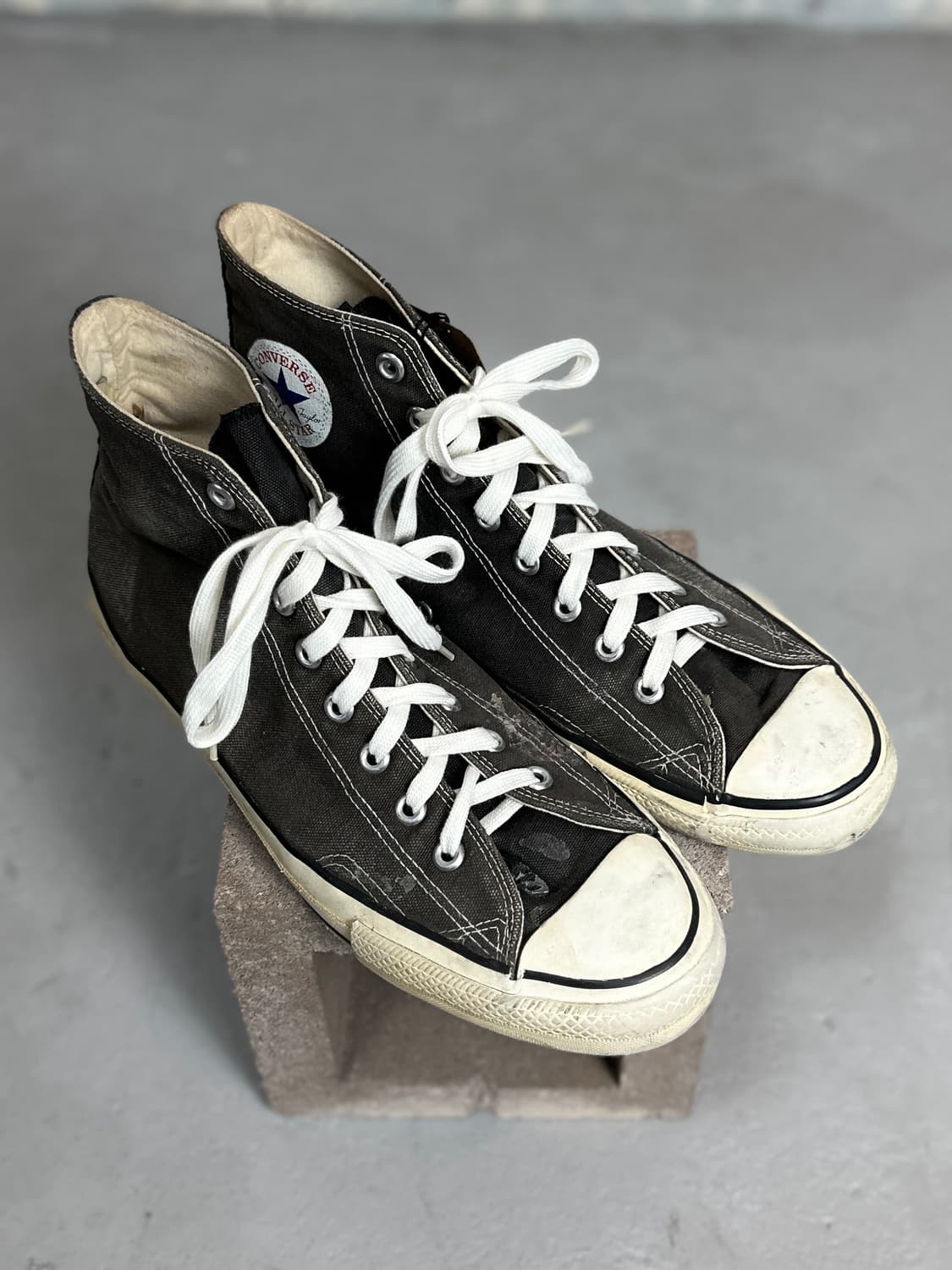 80’s OG USA 컨버스 척테일러 블랙 사이드 스티치 상품이미지1