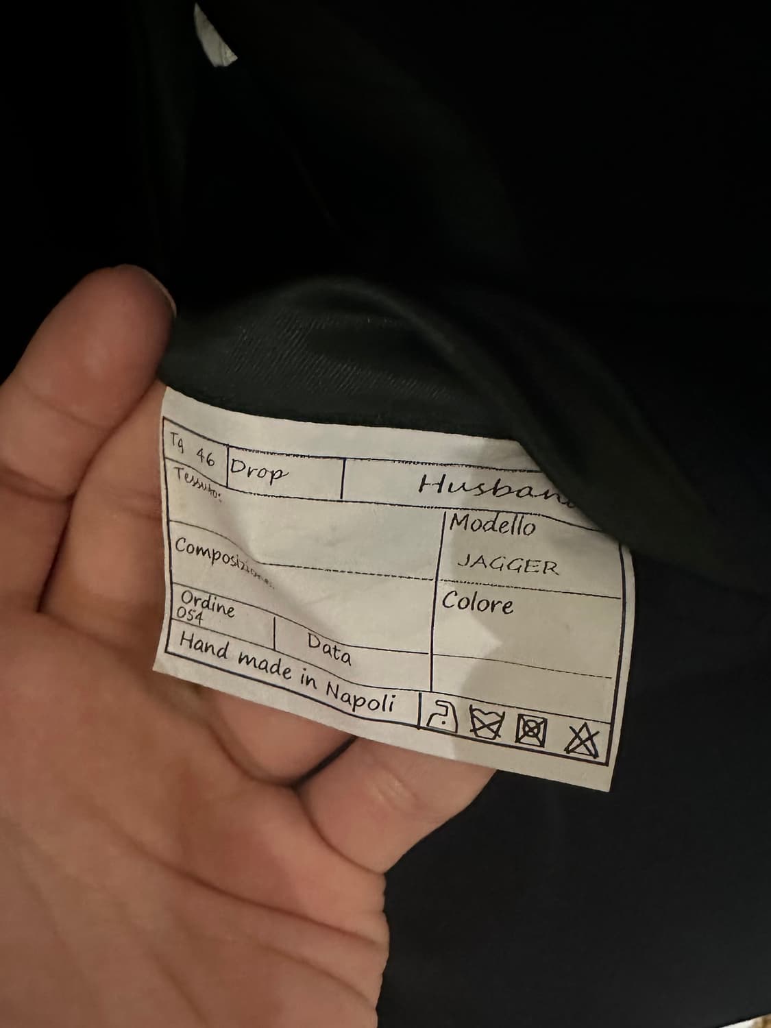 허즈밴드 파리 네이비 더블 블레이저 46 상품이미지6