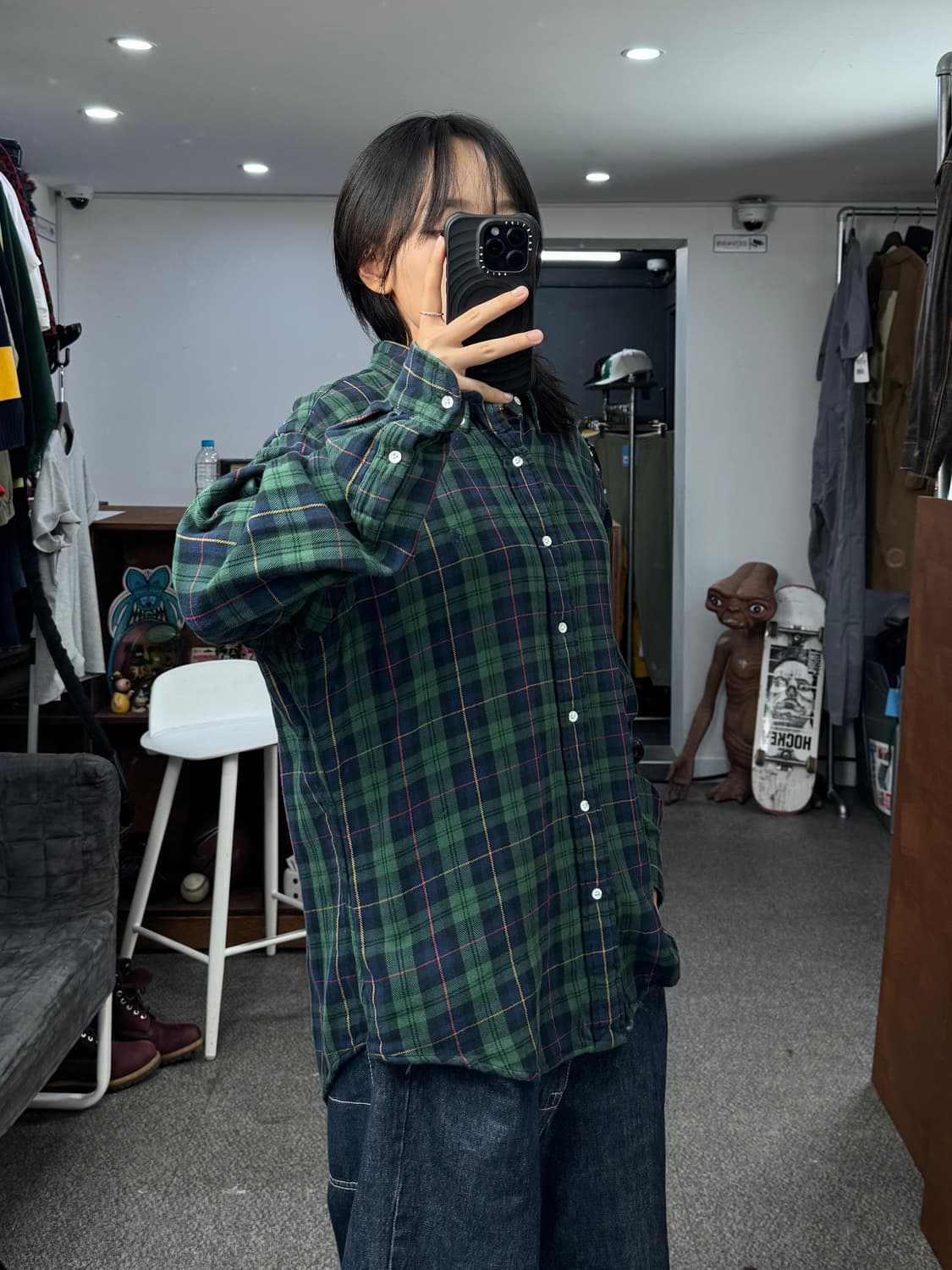 폴로 랄프로렌 그린체크셔츠 상품이미지6