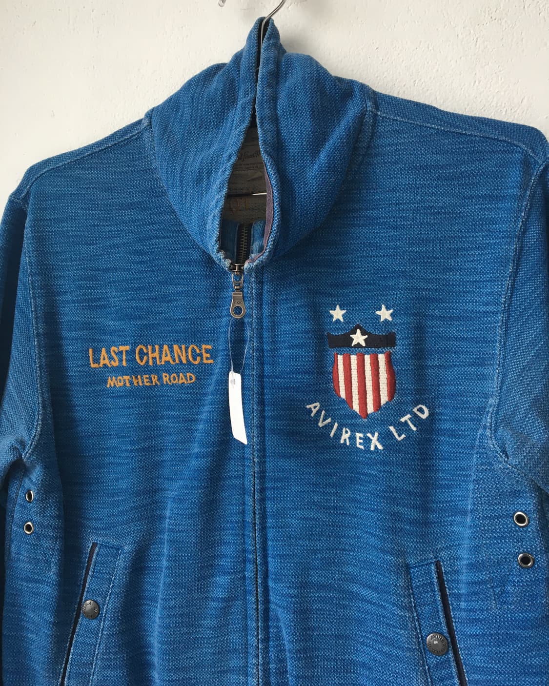 Avirex patch point high neck zip up 상품이미지4