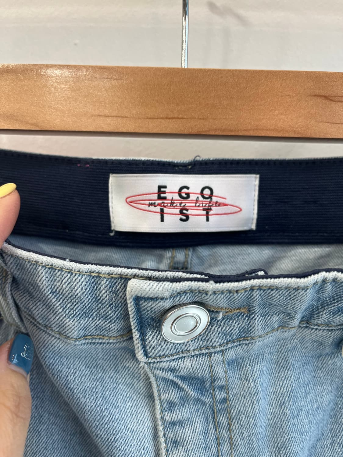 EGOIST 라이트워싱 세미부츠컷 데님 / 핏 예쁜 여성 청바지 상태좋음 상품이미지3