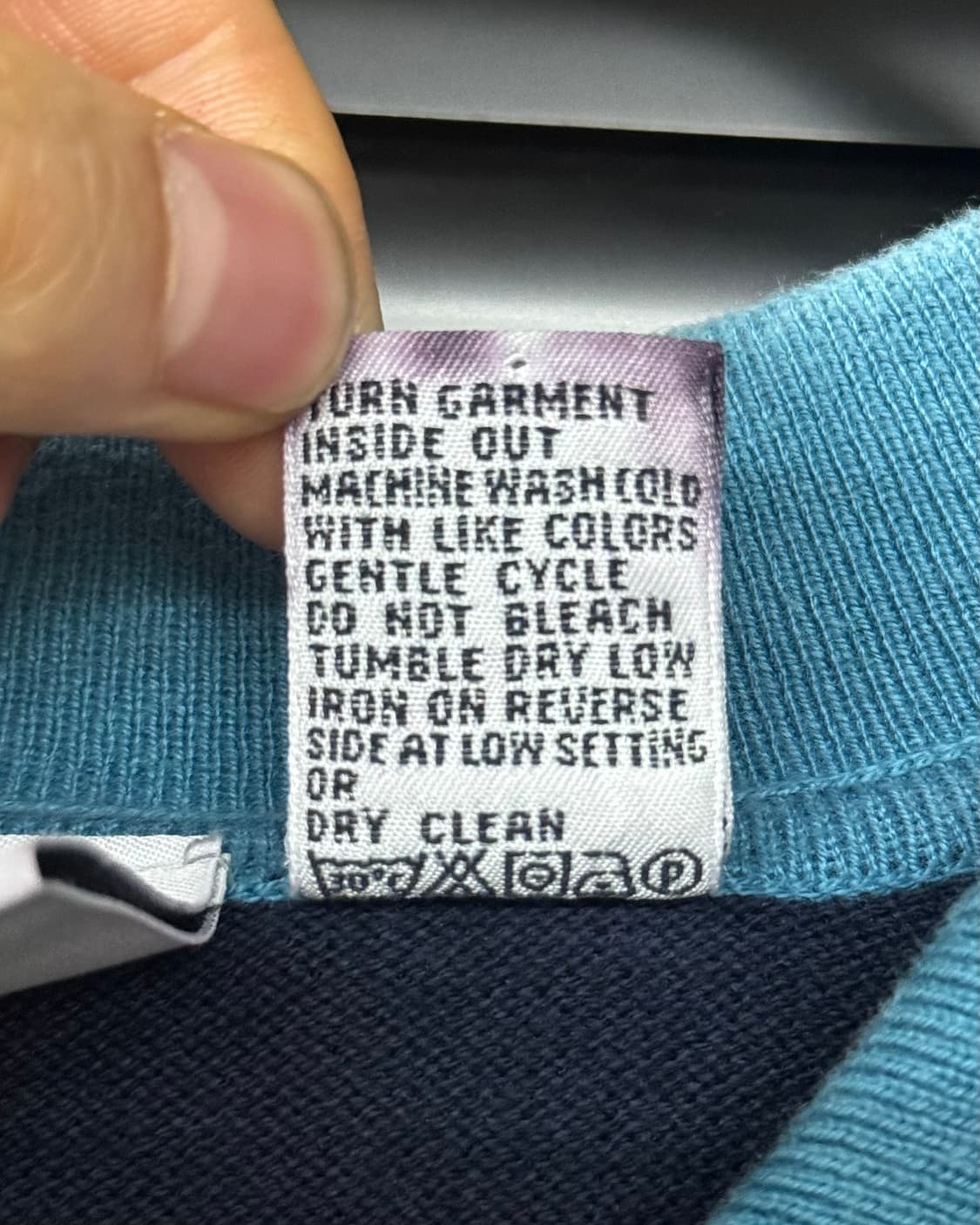 아르마니 익스체인지 알마니 코튼 반팔 PK 카라 니트 배색 105 XL 상품이미지7