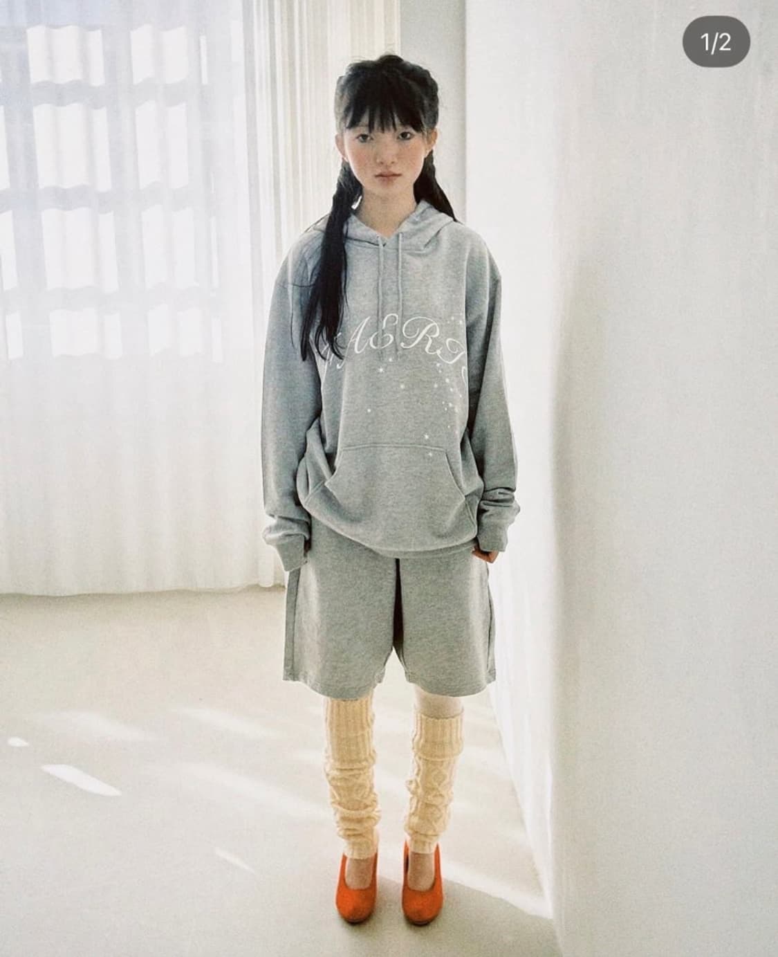 샵페어리 다이스 후드티 그레이 상품이미지1