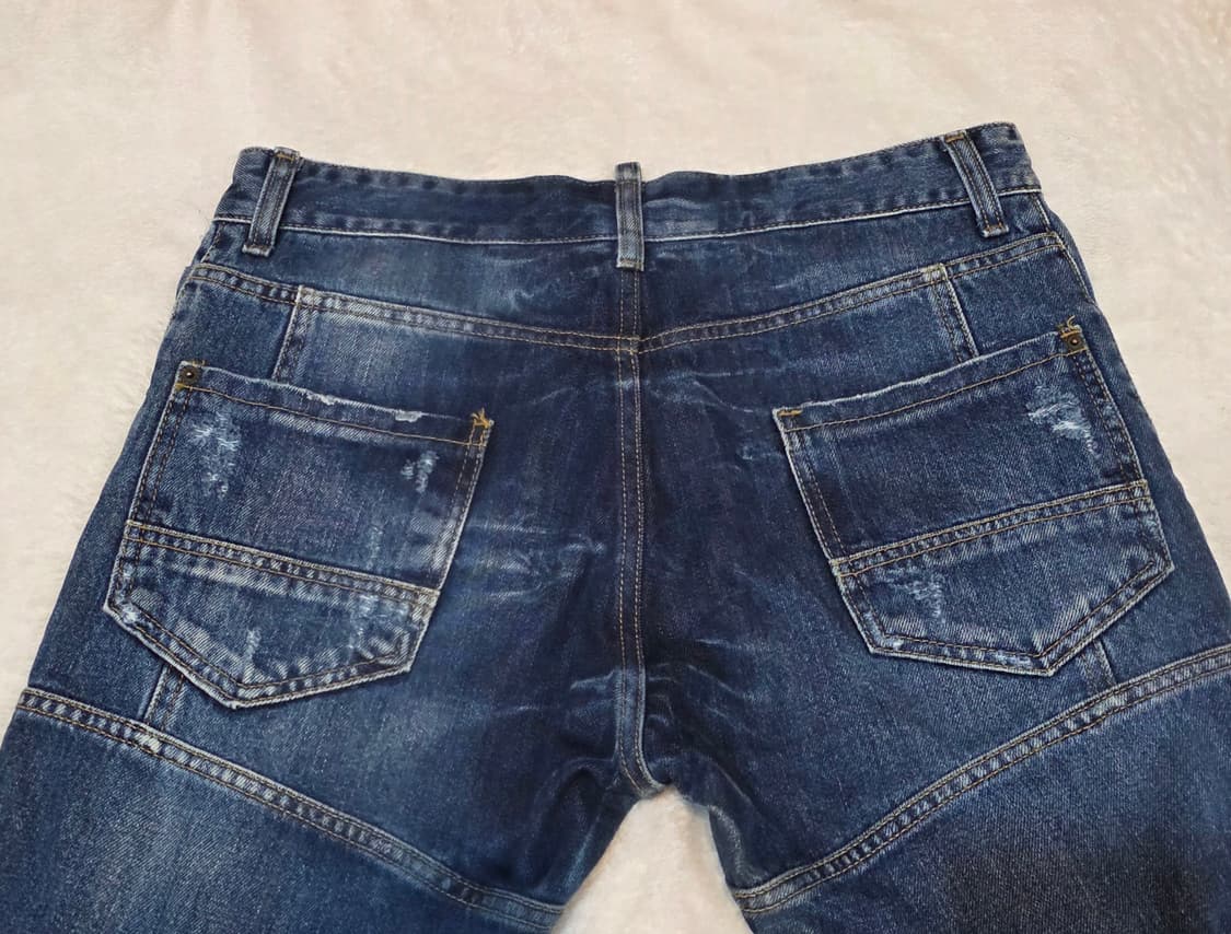 DSQUARED 디스퀘어드 마린디스진 앵커 자수 데님 팬츠 상품이미지4