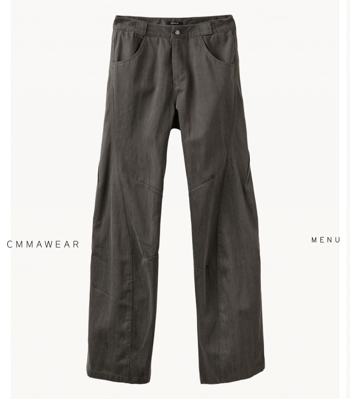 cmmawear Engineered Dart Denim Sumi Dye 상품이미지1