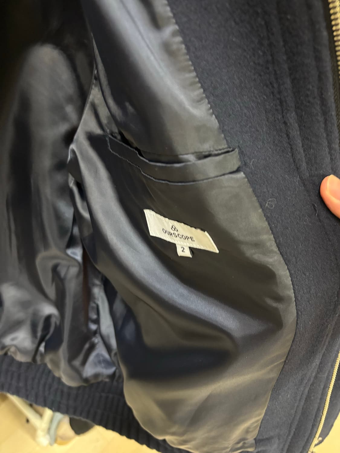 아워스코프 커브드 울 블루종 상품이미지3