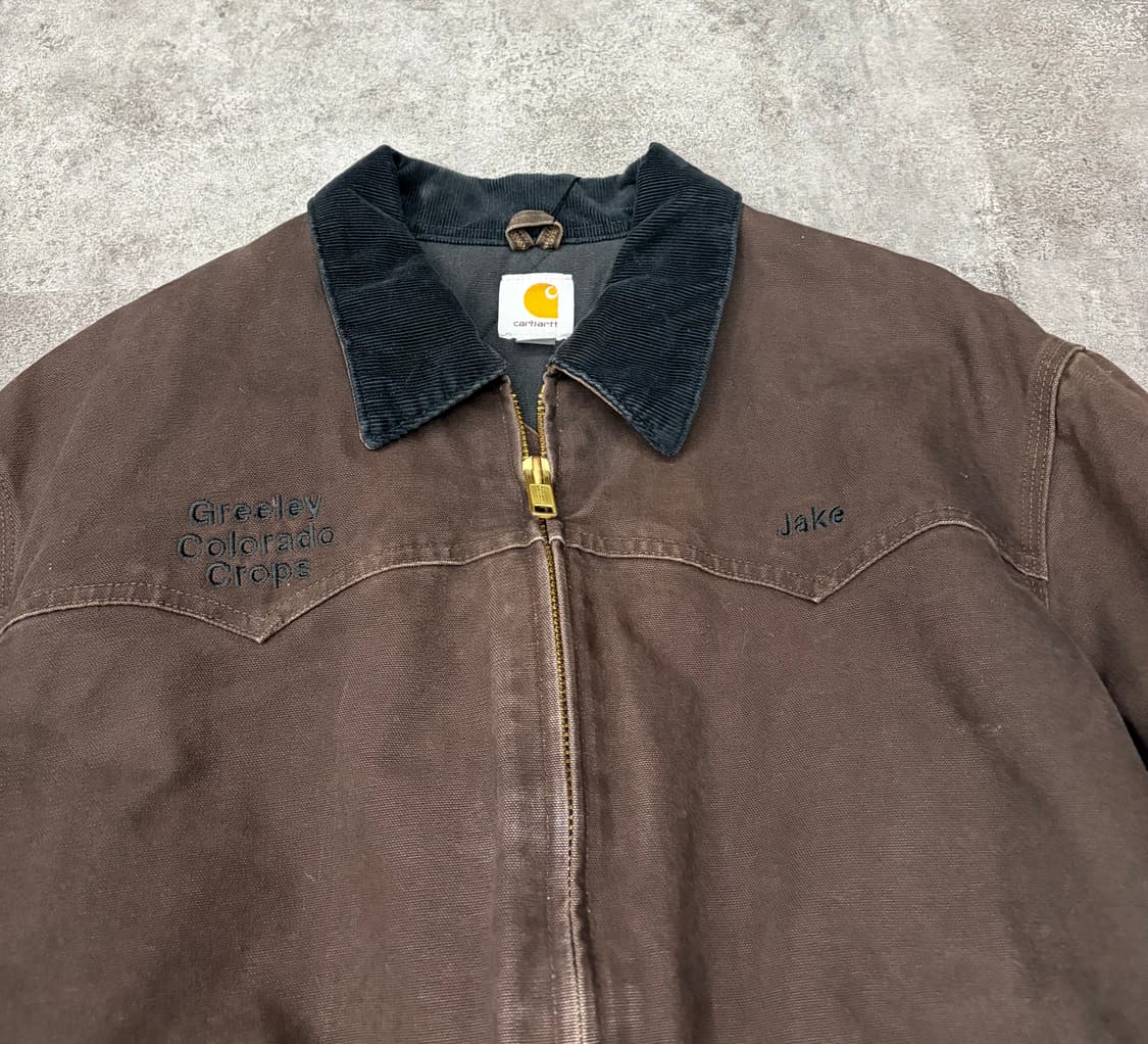 10s 칼하트 산타페 j14 dkb 브라운 자켓 상품이미지2