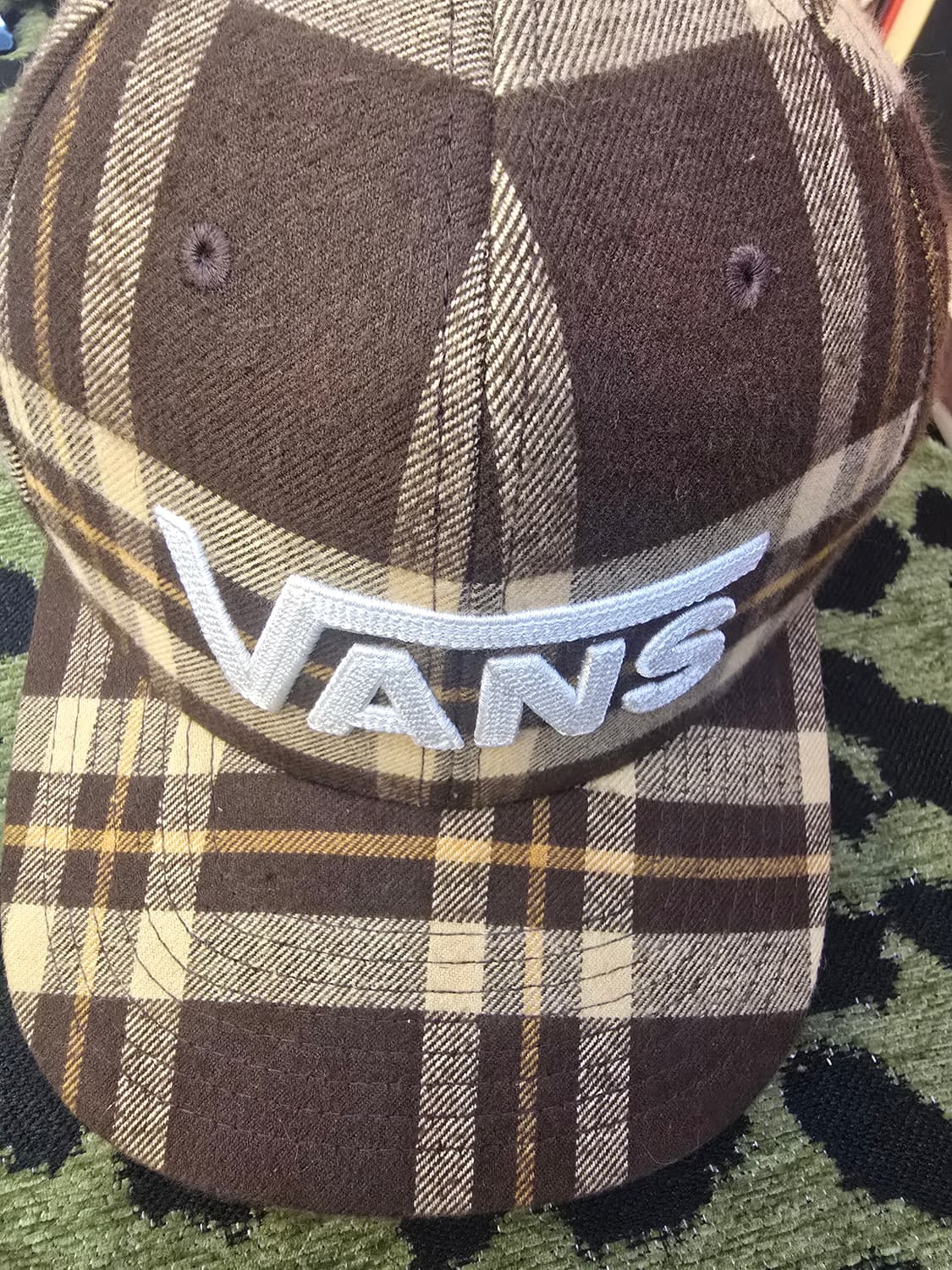 Vans Drop V II 플래드 스냅백 체크 모자 상품이미지4