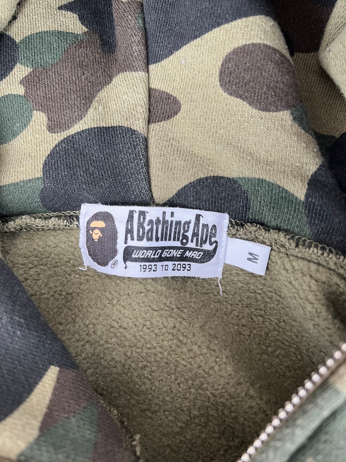 [M] 베이프 샤크 후드집업 녹계 상품이미지3