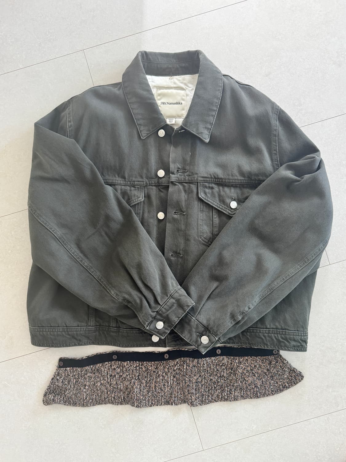 자라 나누시카 nanushika 데님 자켓 상품이미지2