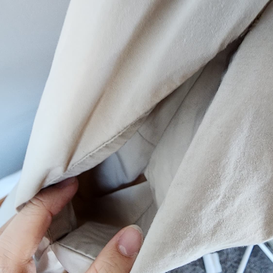 코스 베이지 롱 민소매 원피스 상품이미지3