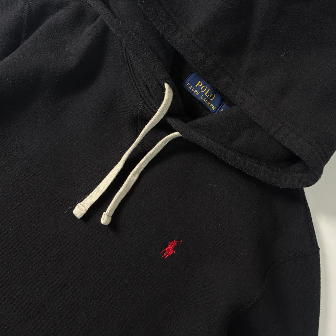 Polo 폴로 랄프로렌 블랙 코튼 후드티 상품이미지3