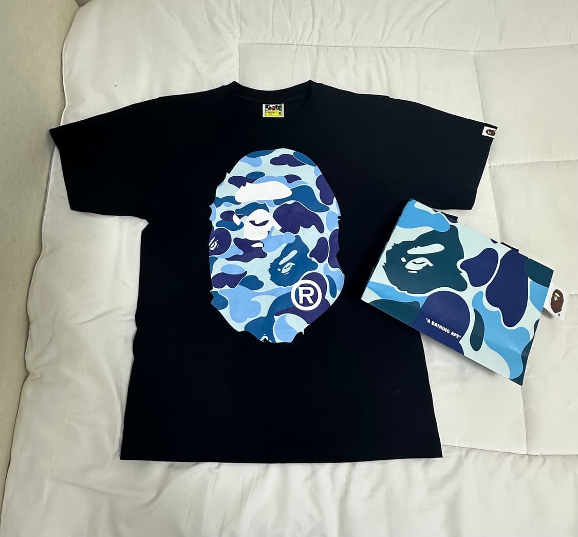 베이프 카모 빅 에이프 반팔 M 상품이미지1