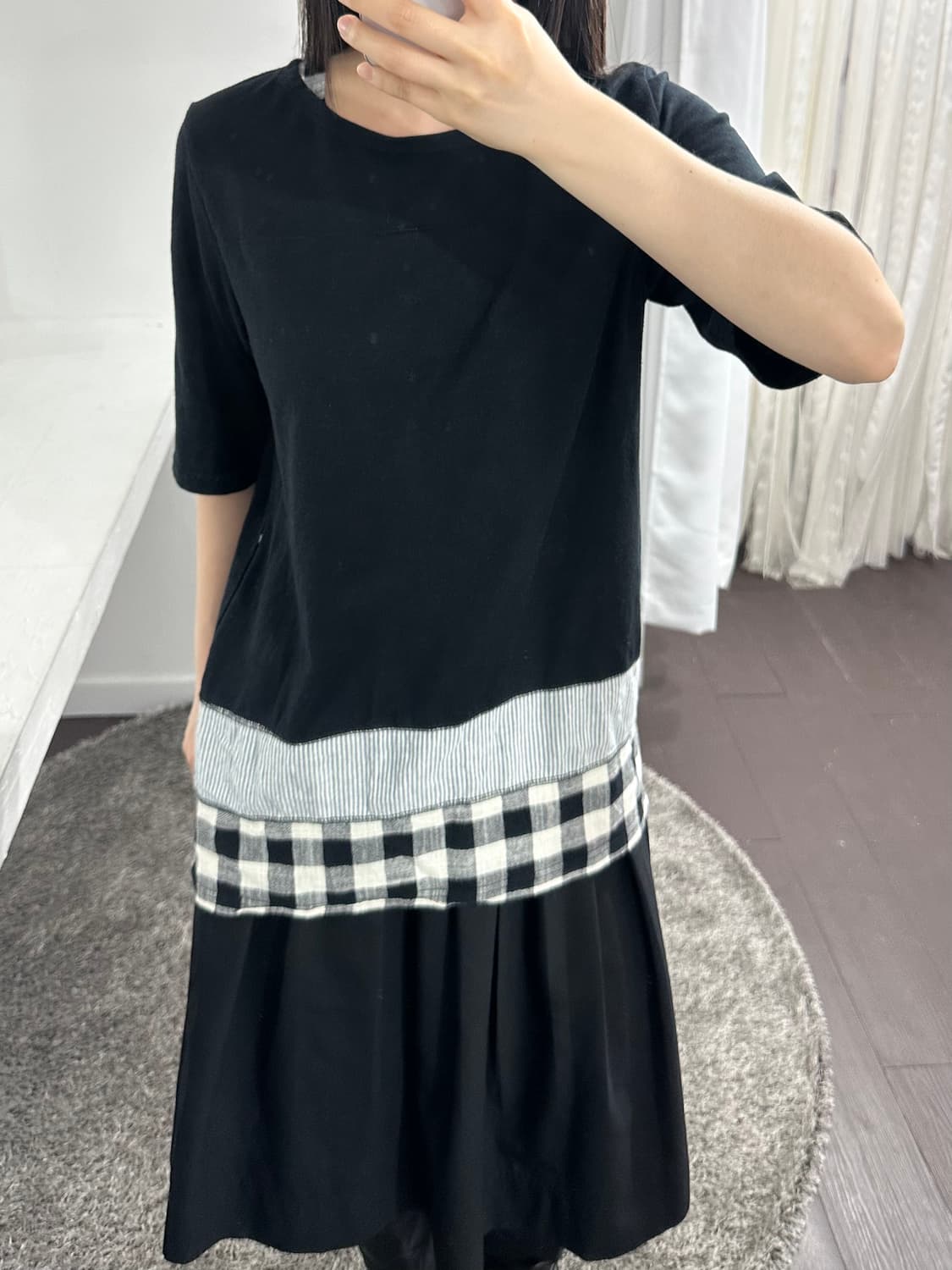 mori check top 상품이미지4