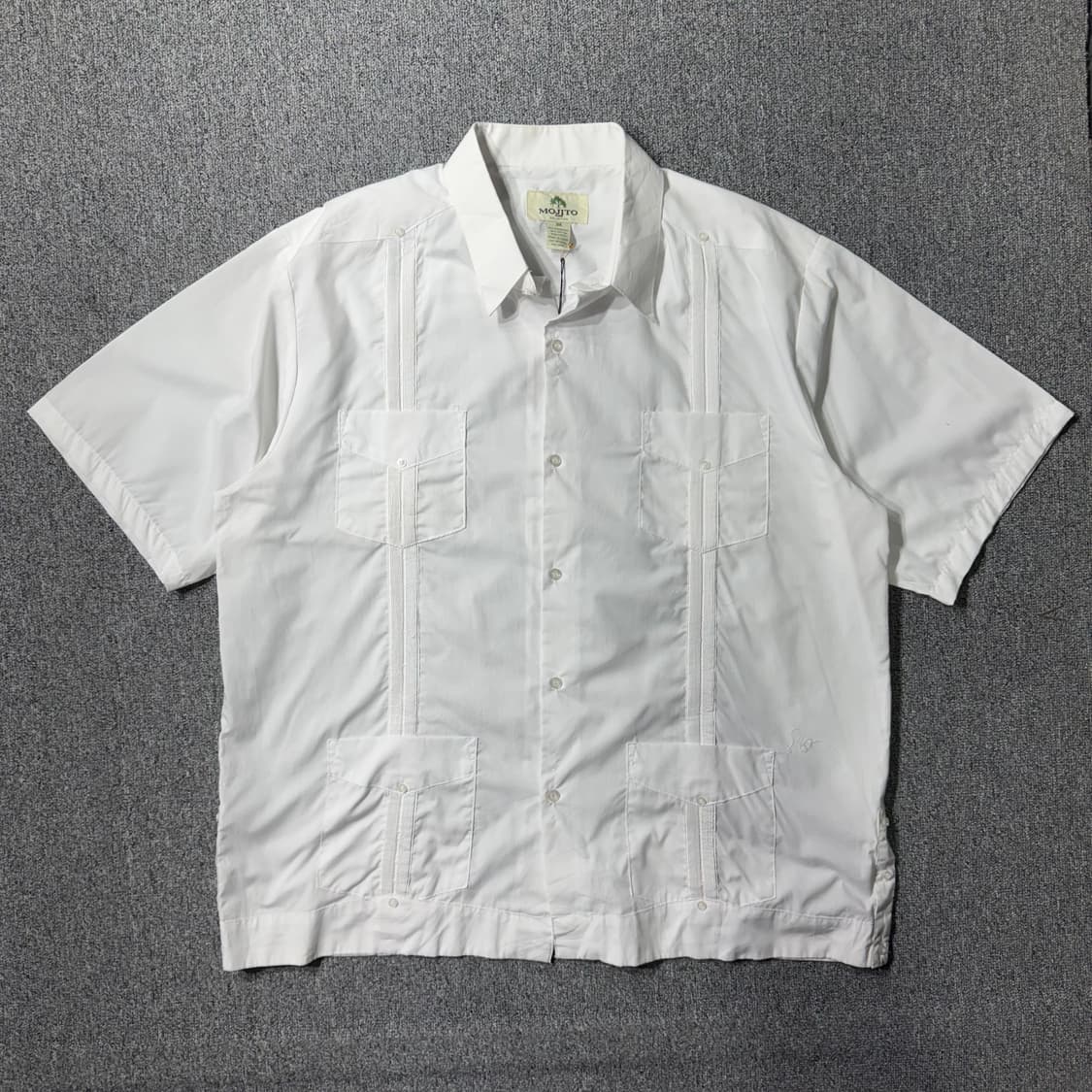 쿠바 셔츠 화이트 ( 3XL/OLD-7608 ) 상품이미지1