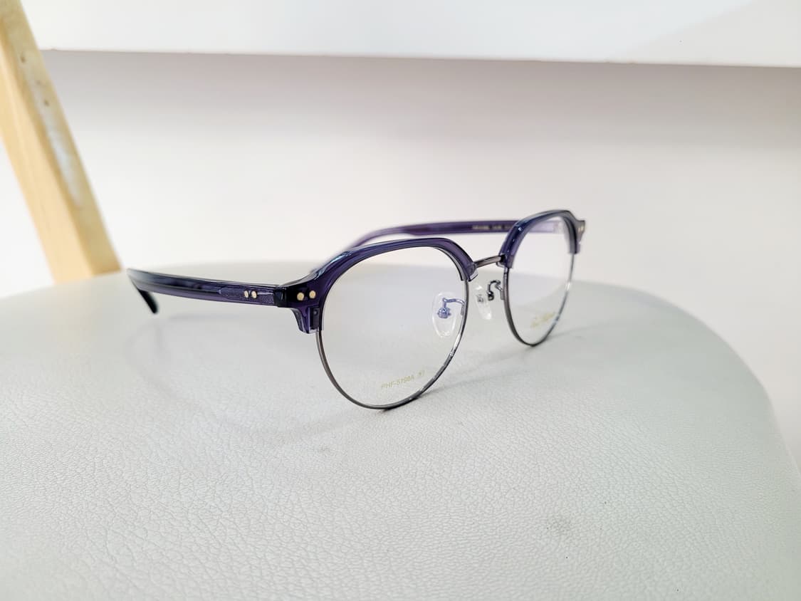 폴휴먼 안경 PHF-5198A 네이비칼라 하금테 상품이미지6