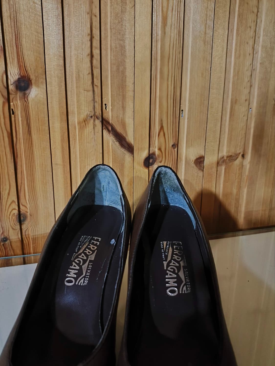 37 240mm 페라가모 리본 구두 힐 7cm  상품이미지5