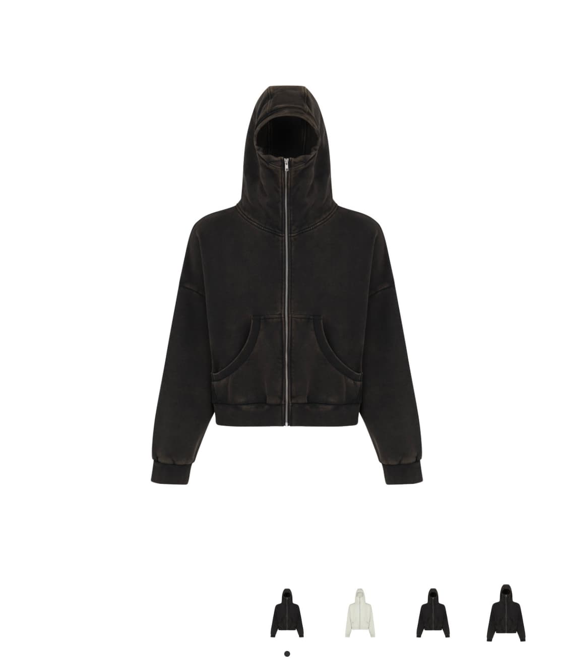 Entire studios 크롭 풀집 후드 L 상품이미지1