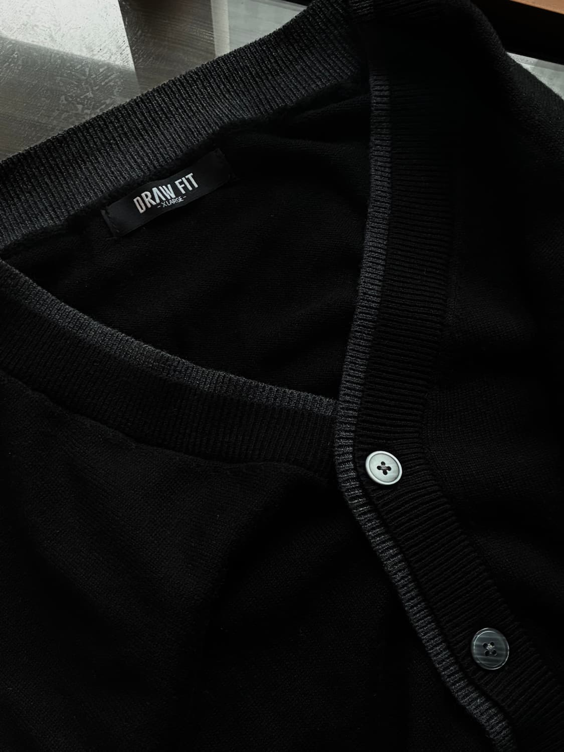 (XL) [서강준 PICK] 드로우핏 울 블렌드 레이어드 크롭 가디건 상품이미지9