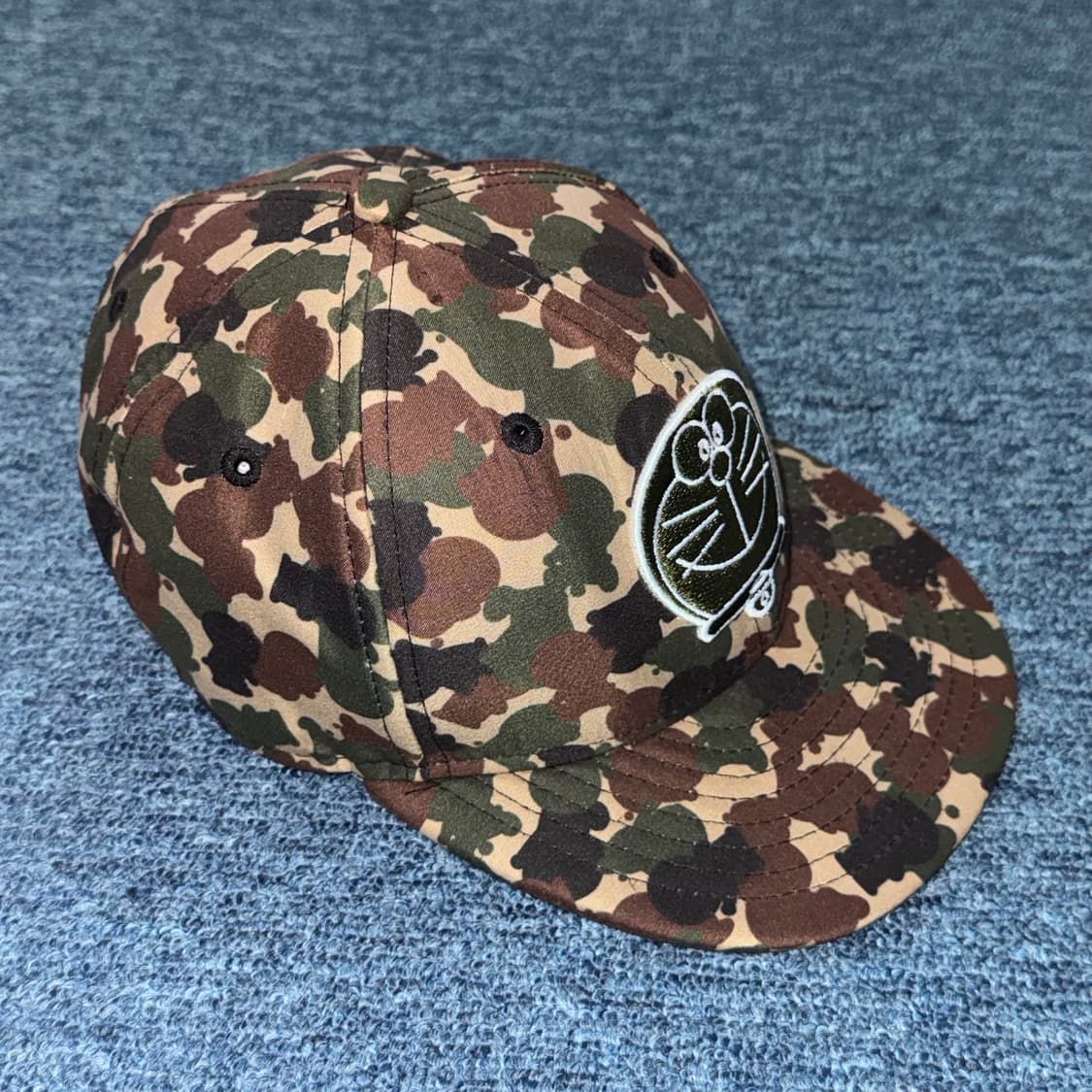 뉴에라 X 도라에몽 밀리터리 카모 유스 스냅백 상품이미지3