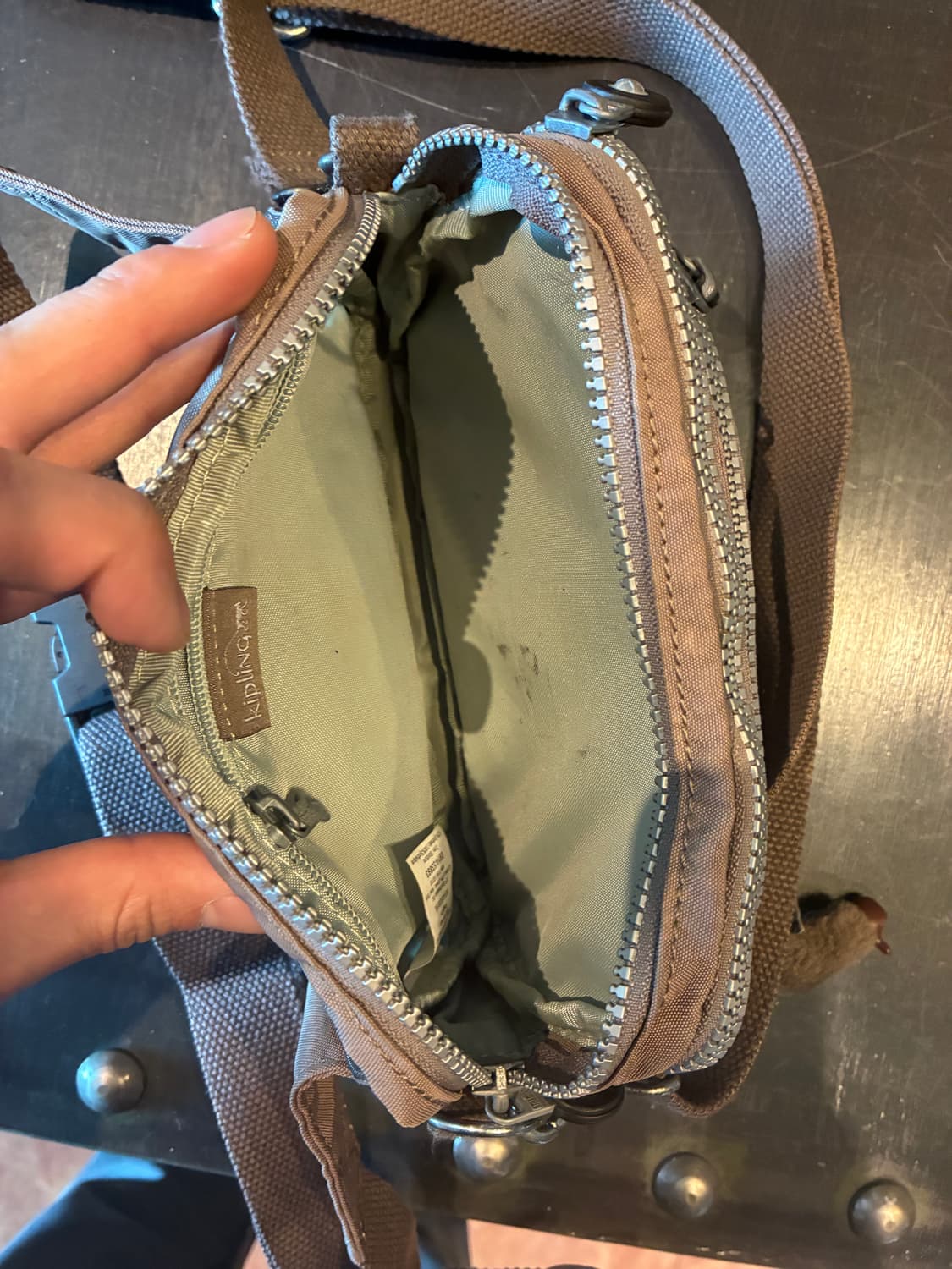 키플링 크로스백 웨이스트백 브라운 모리걸 갸루 상품이미지4