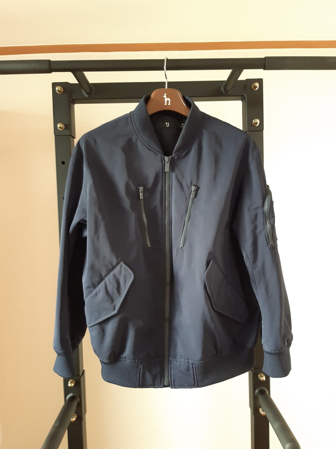  유니클로 +j 질샌더 오버사이즈 블루종 상품이미지1