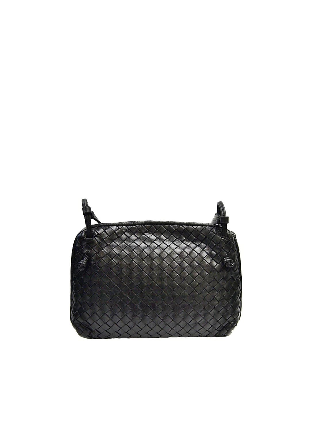 보테가베네타 블랙 인트레치아토 나파 노디니 크로스백(정품) 상품이미지3