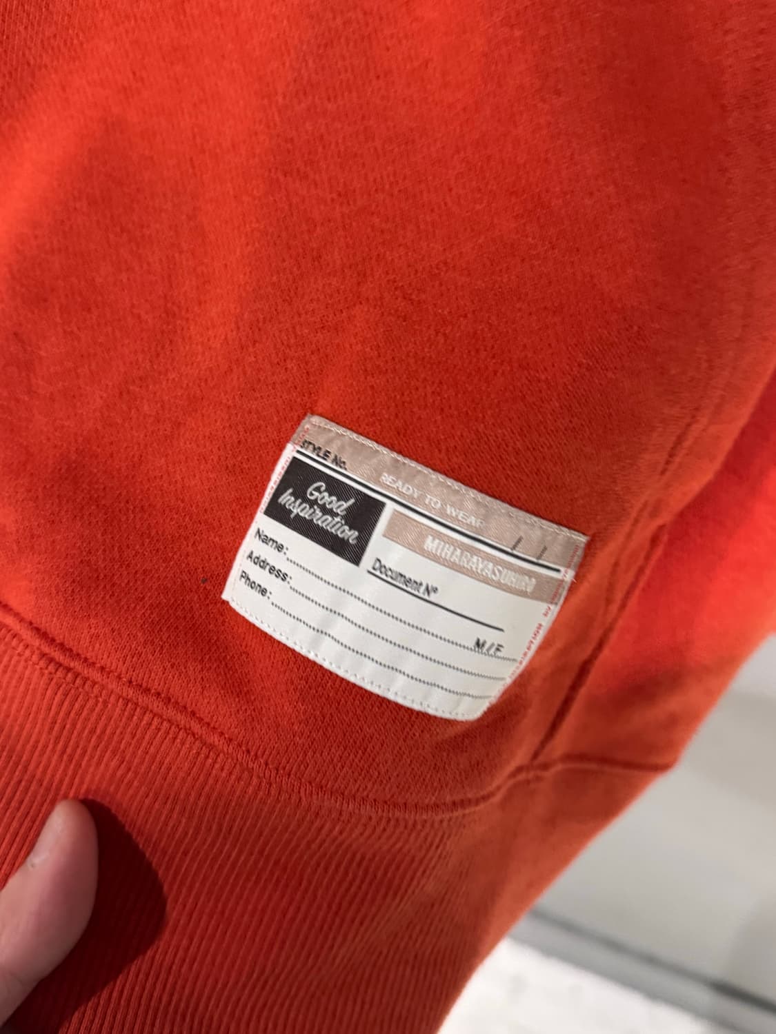 GU x 미하라야스히로 스웻 후드티 상품이미지5