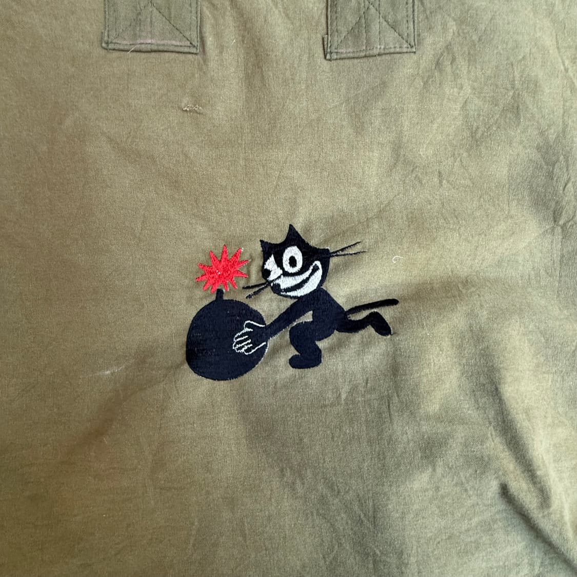 U.S.NAVY 블랙캣 토트백 카키 상품이미지4