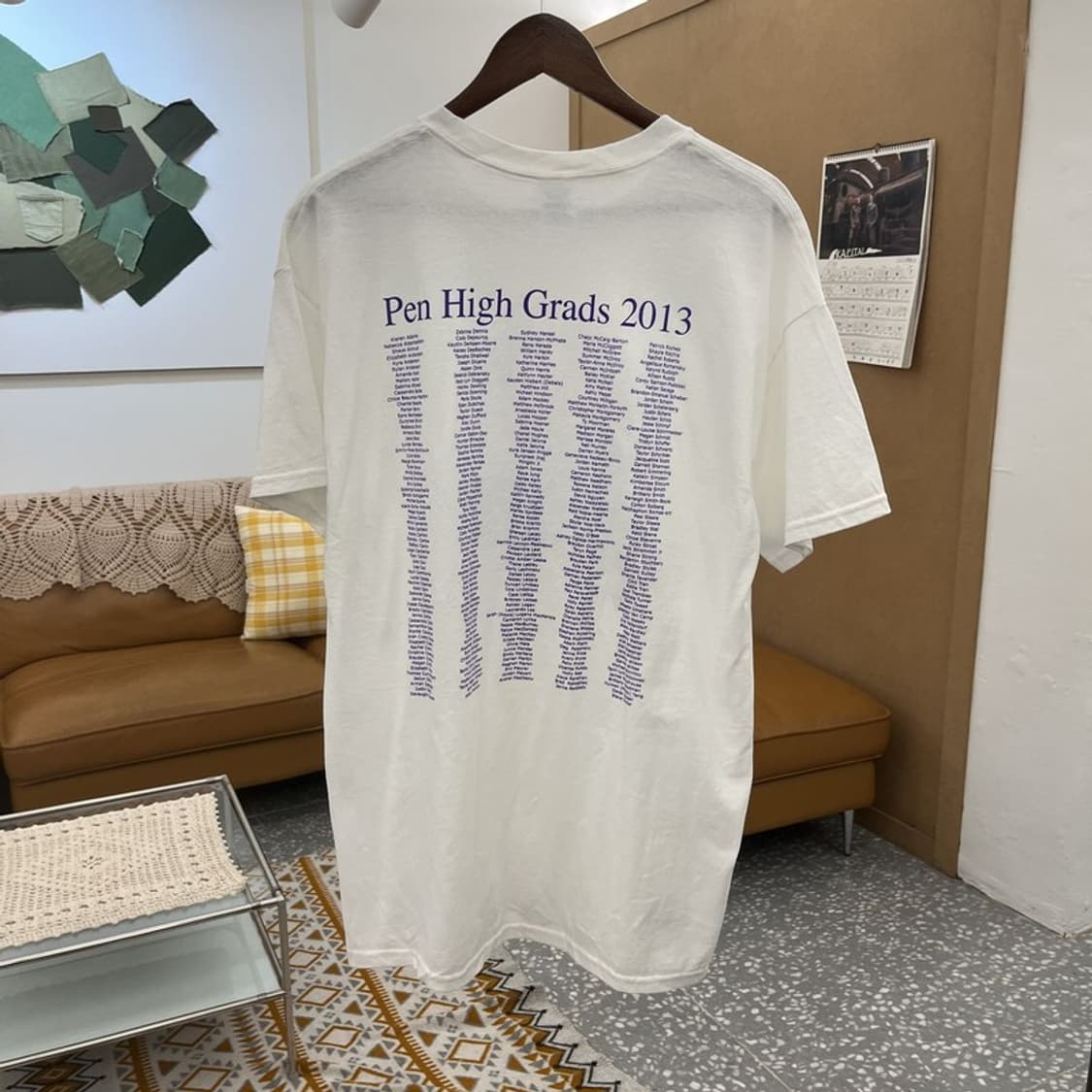 길단 빈티지 스트릿 펑크 키치 락 프린팅 반팔티 L C10637 상품이미지4