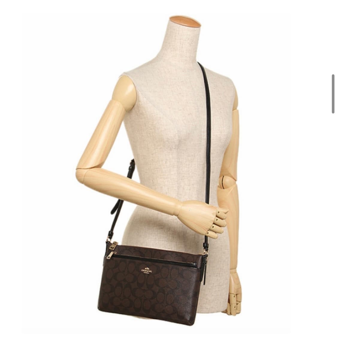 [정품] 코치 팝업파우치 크로스백 (실착용X) 상품이미지7