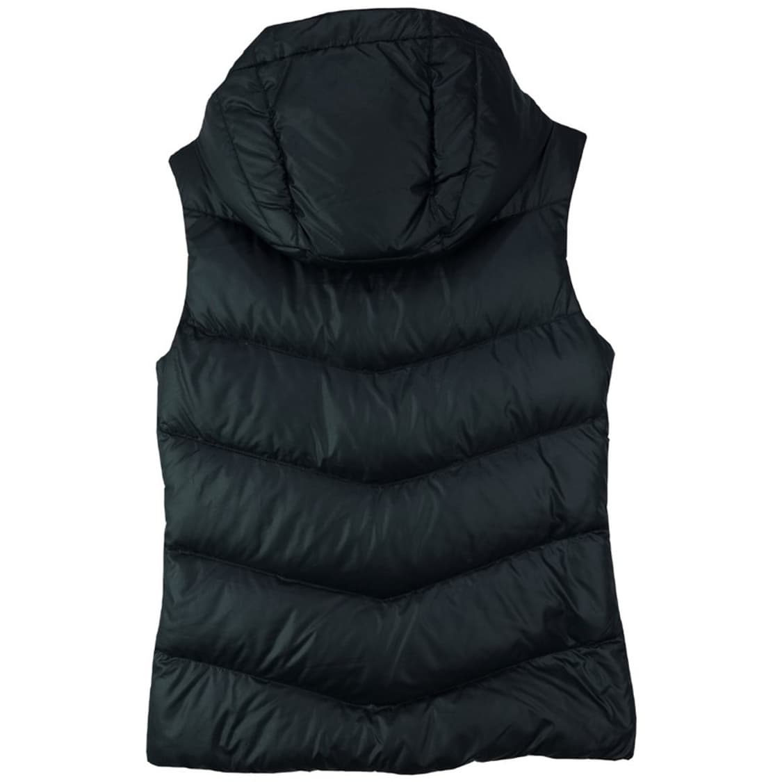 [나이키] 스우시 프린팅 덕다운 후드 패딩 베스트 조끼 블랙 M18287 상품이미지3