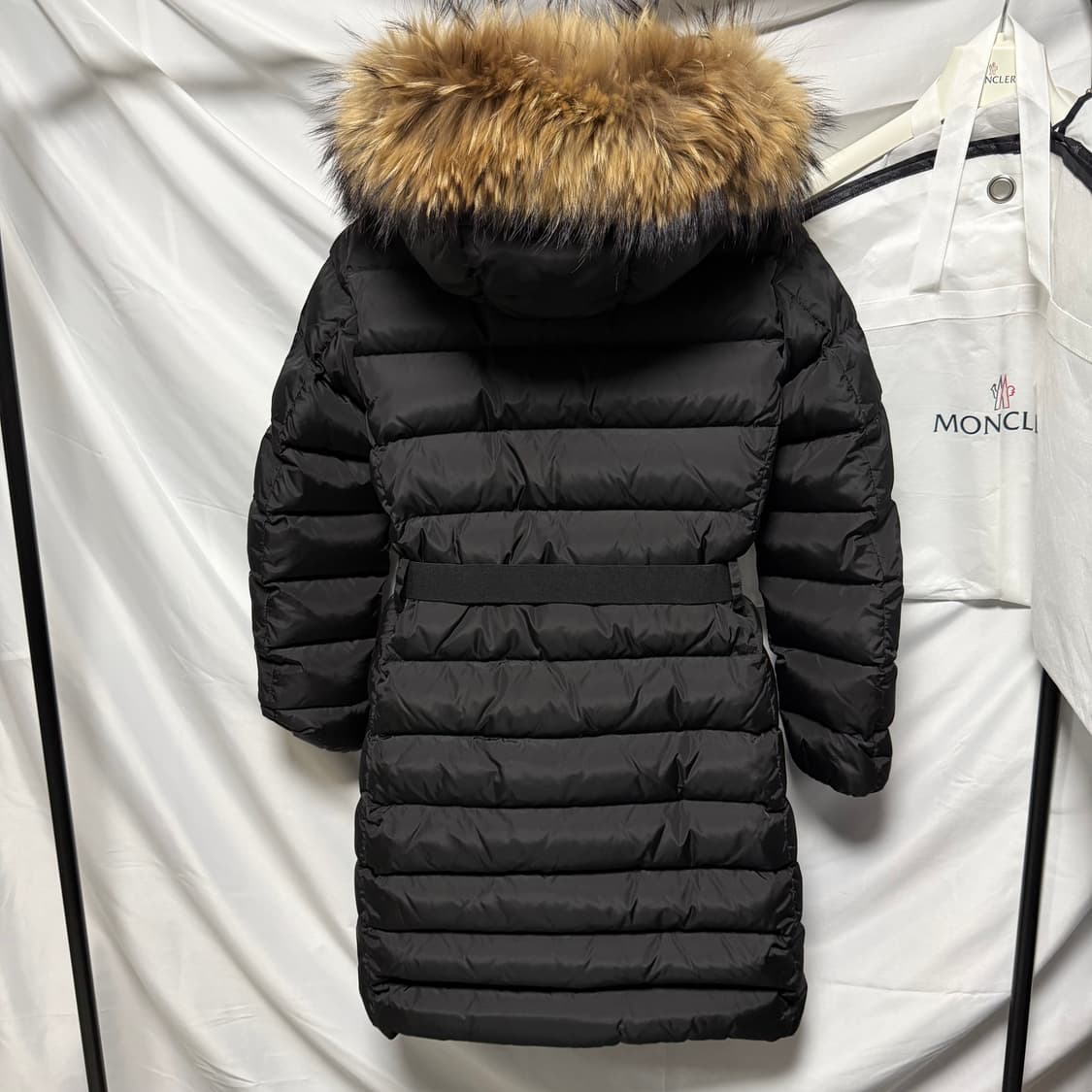 [S급/0] 몽클레어 클로에 여성패딩 블랙 라쿤퍼 풀구성 끌로에 상품이미지5