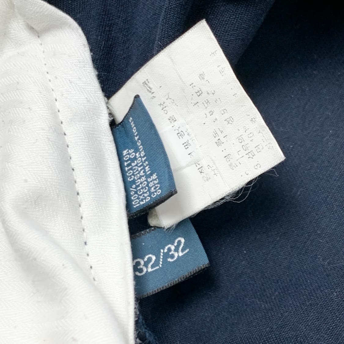 [32/정품] 폴로 랄프로렌 투턱 네이비 남성 치노팬츠
 상품이미지5