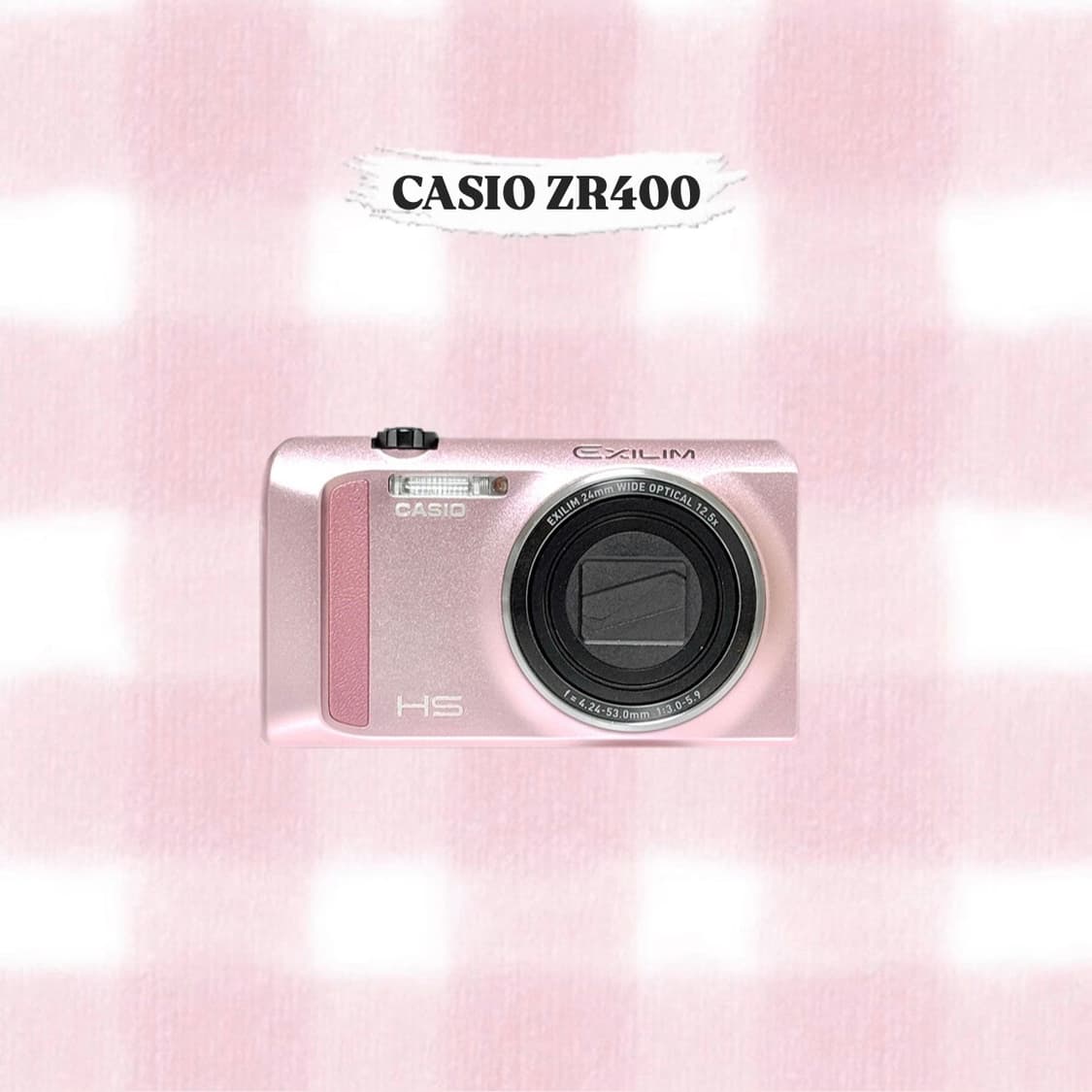 카시오 엑슬림 ZR400 베이비핑크 빈티지디카 상품이미지1