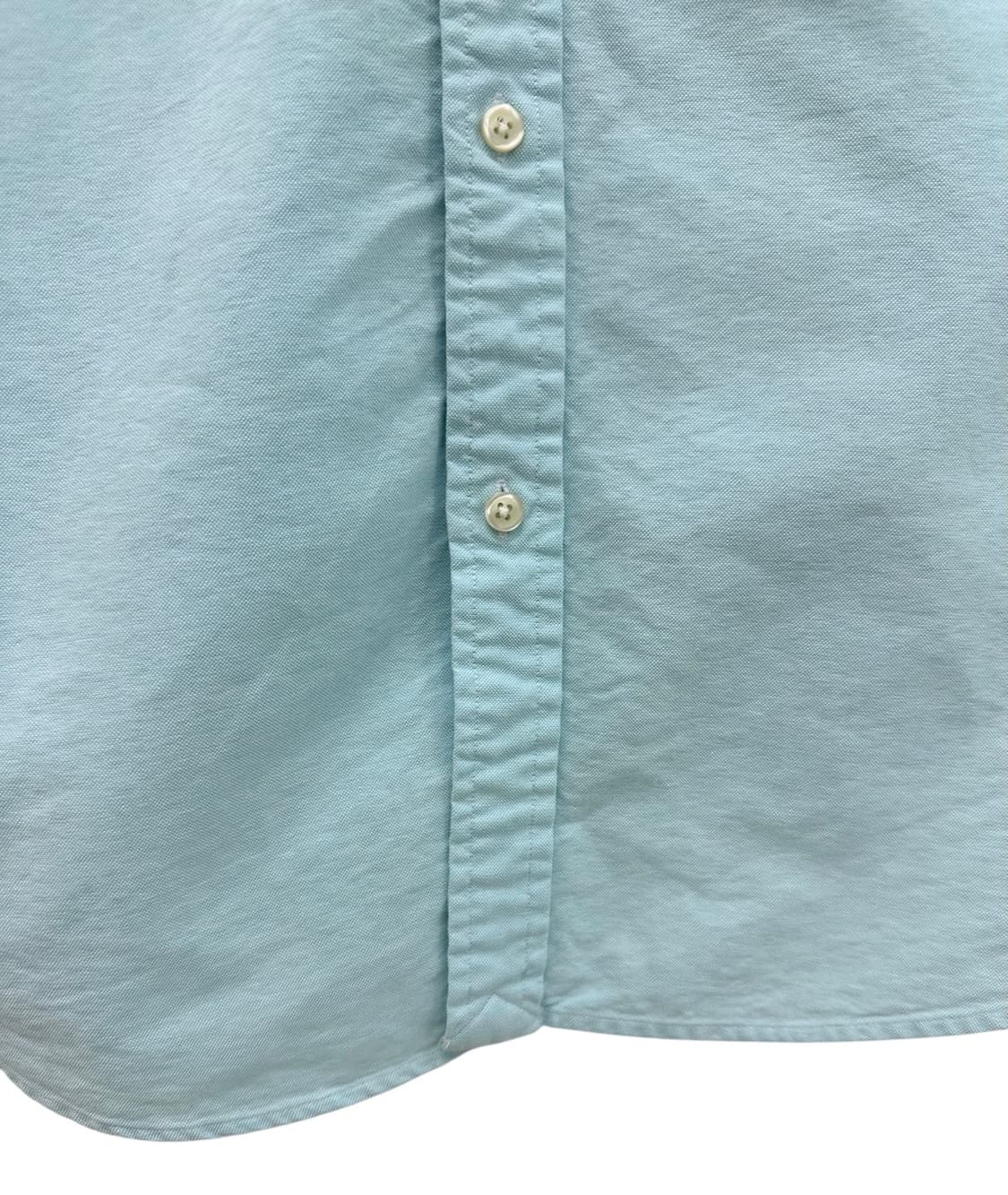 폴로 슬림핏 셔츠 블루그린 (XL) 상품이미지5