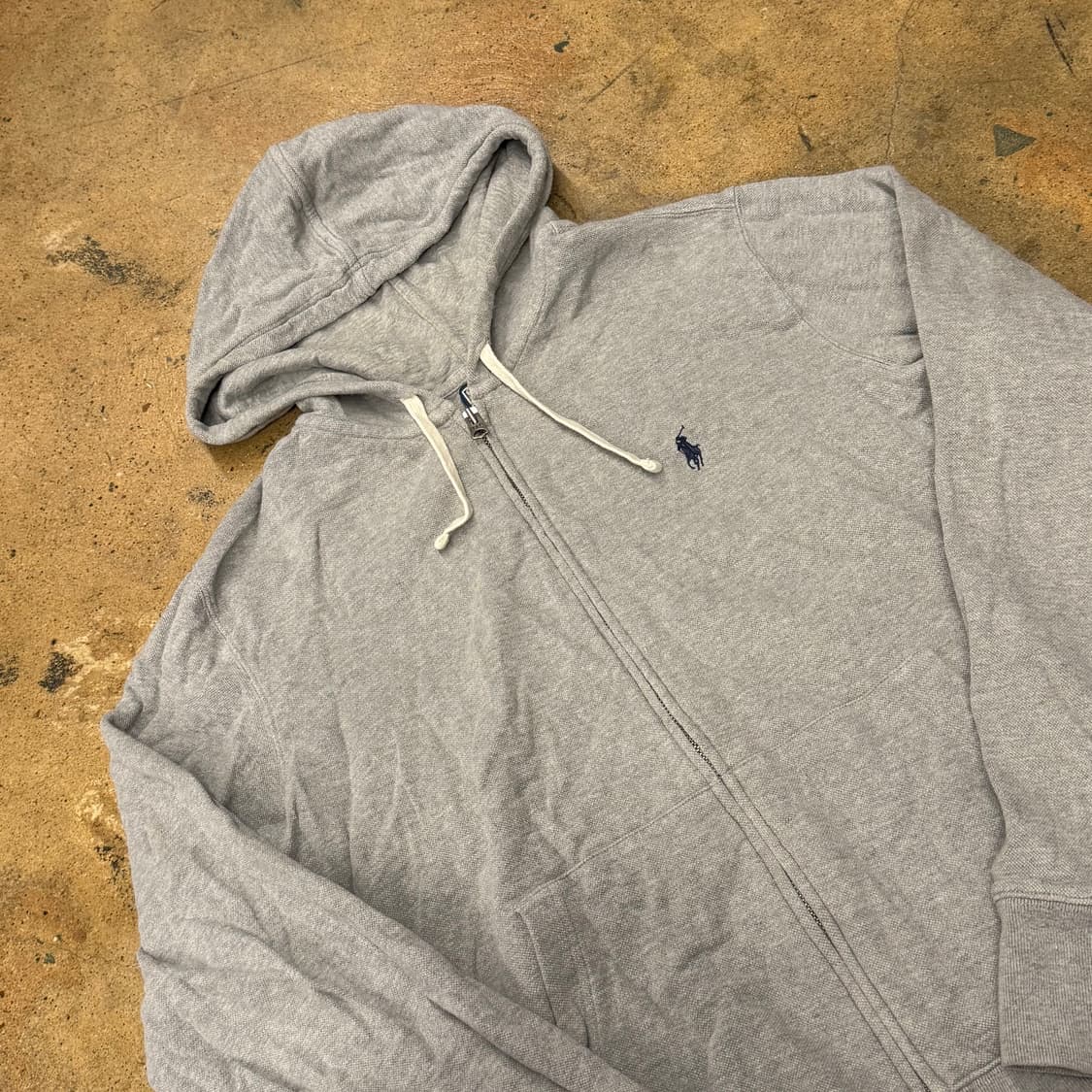 폴로 랄프로렌 그레이 후드집업 상품이미지1