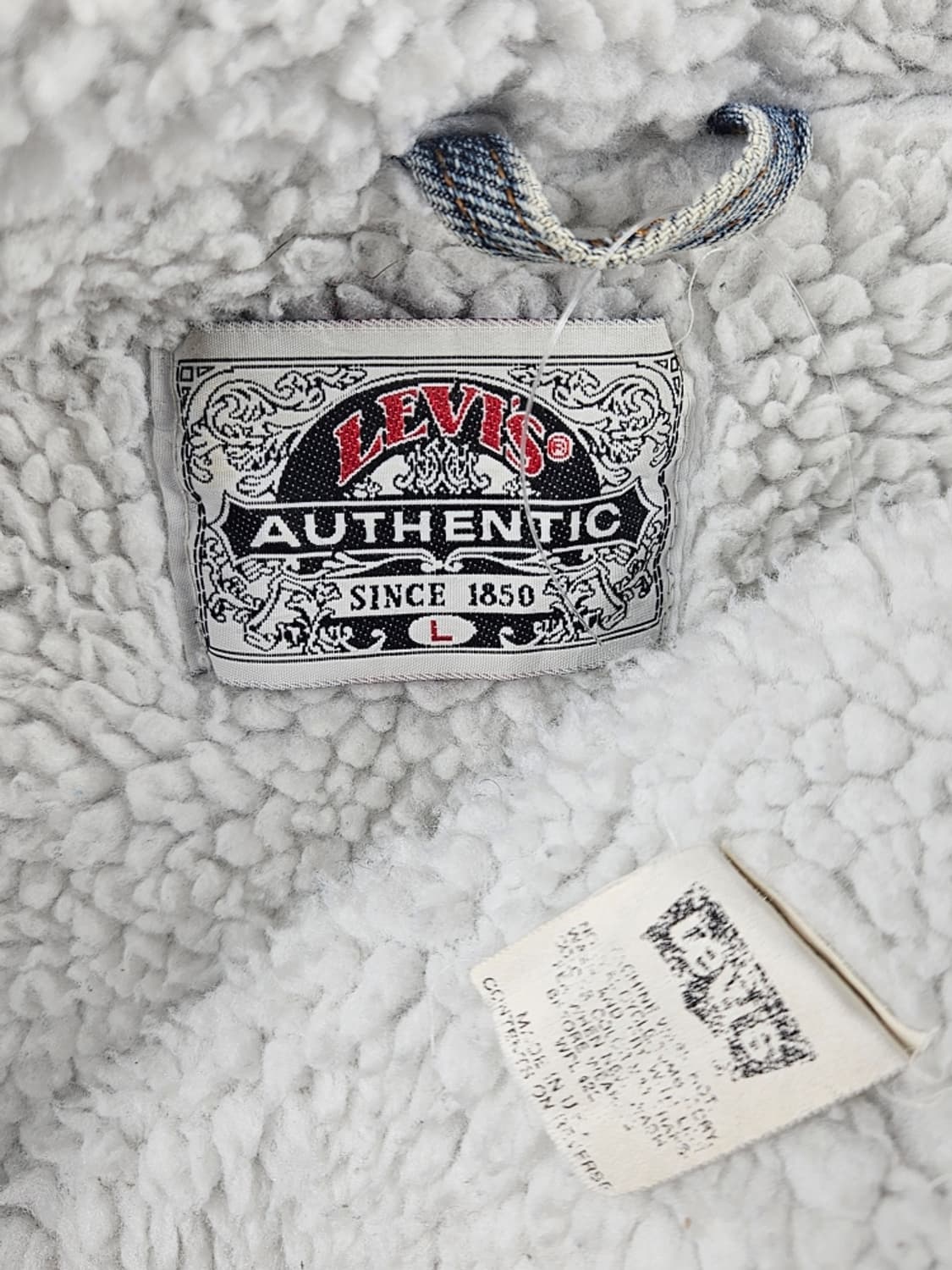 90's USA 리바이스 쉐르파 데님 트러커 자켓 ( L )/ 11021 상품이미지10