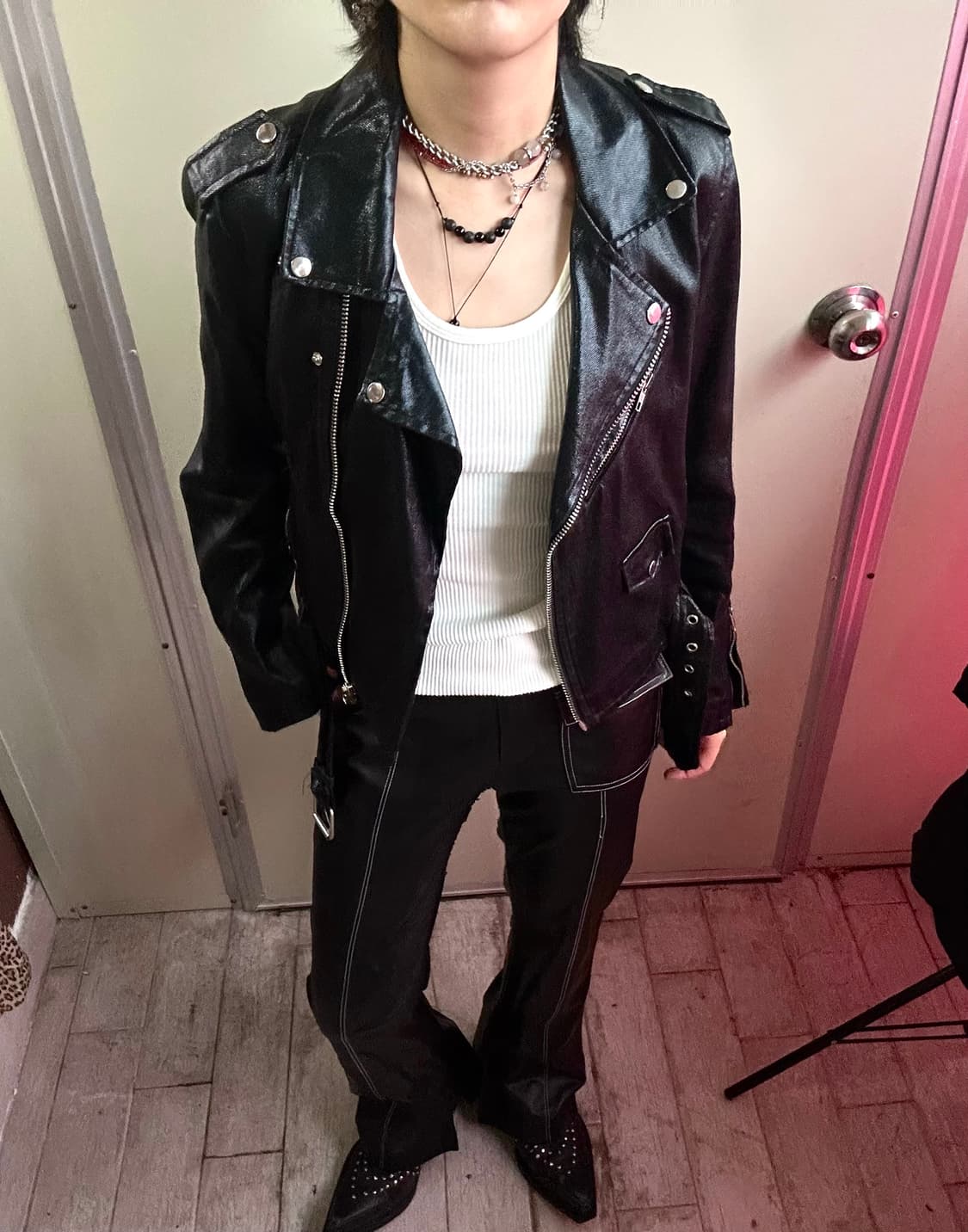 coated rider jaket 상품이미지3