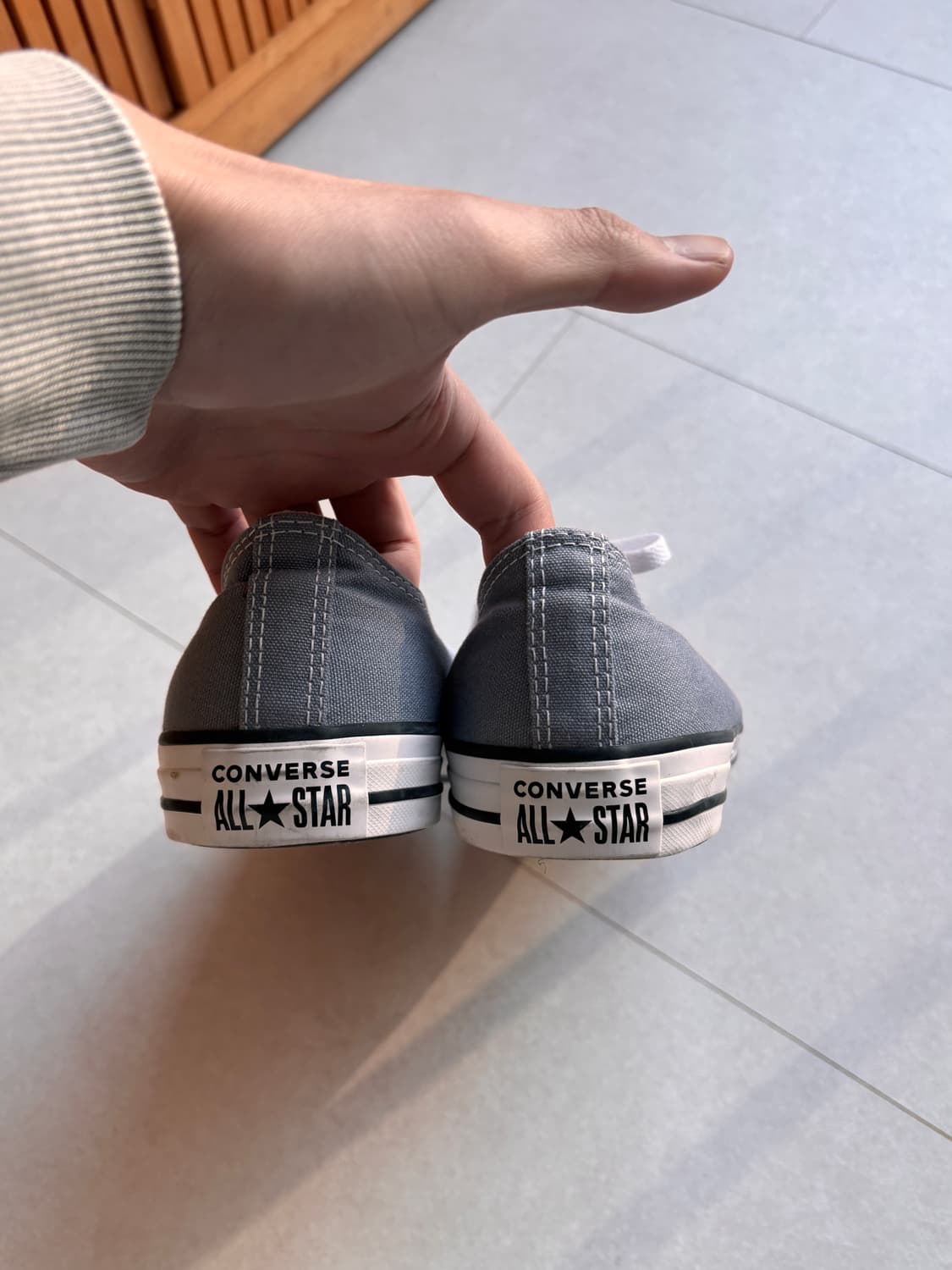 빈티지씬에서 스멀스멀 - 컨버스 올스타 로우 290 그레이 상품이미지7