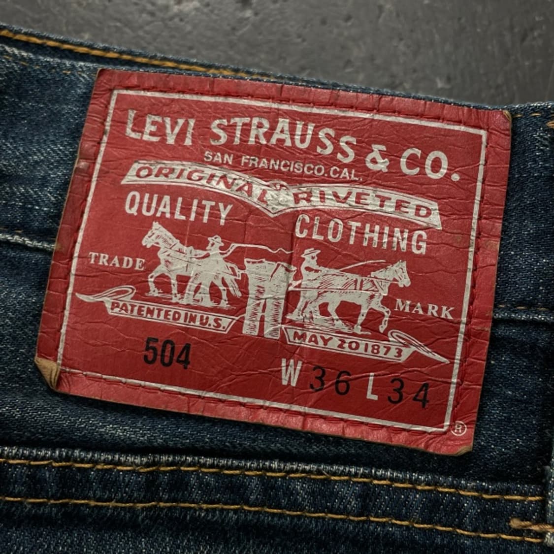 36 리바이스 504 청바지  상품이미지4