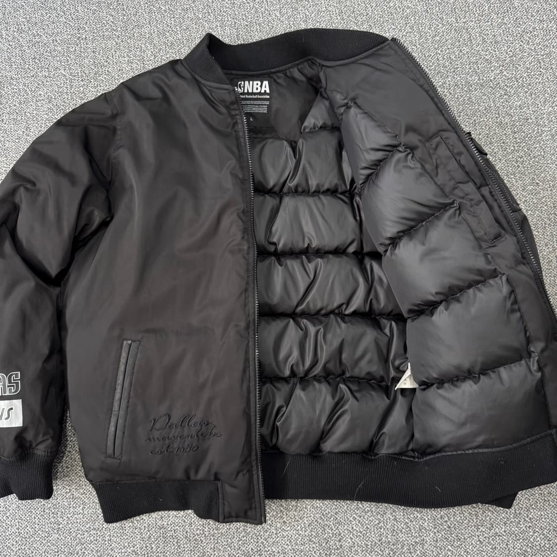 NBA  사우스웨스트디비젼 달라스 MA1 항공자켓 상품이미지5