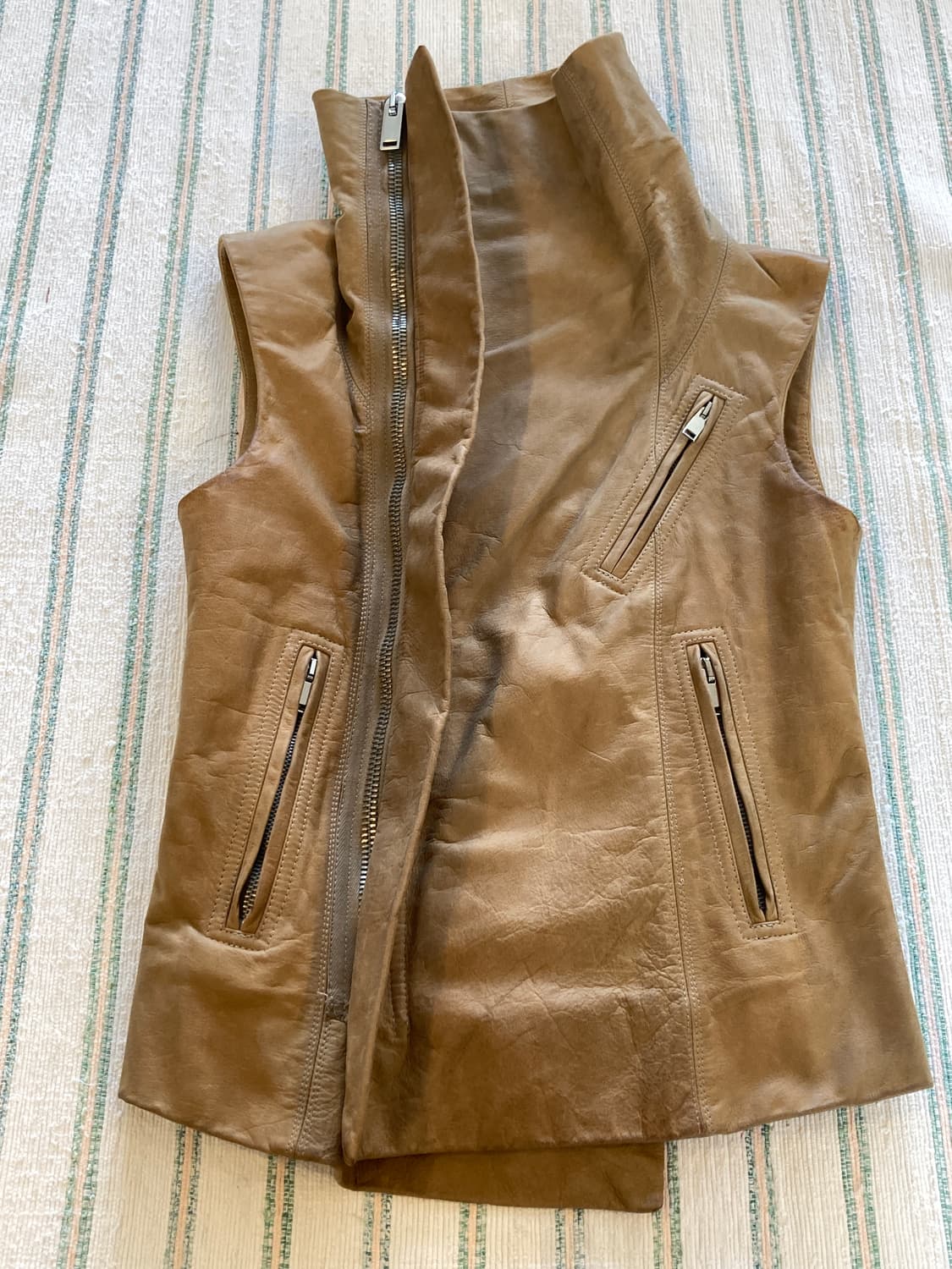Rick owens 가죽 조끼 상품이미지8