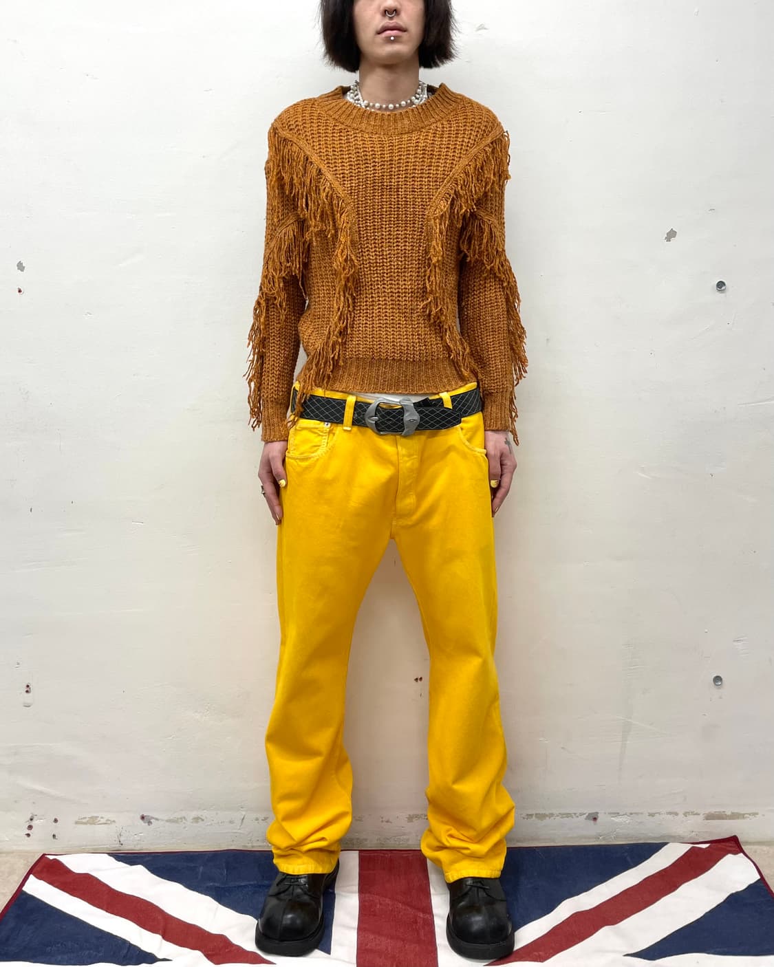 light brown fringe knitwea 상품이미지4