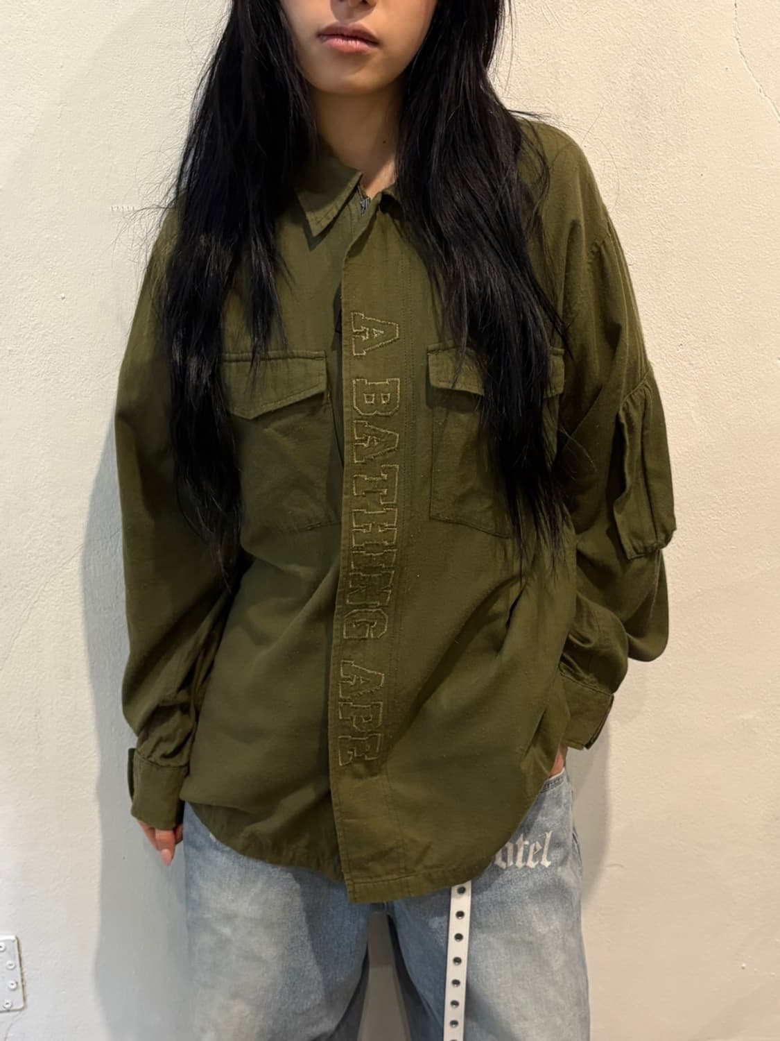 베이프 A BATHING APE Military Shirt Jacket 상품이미지4