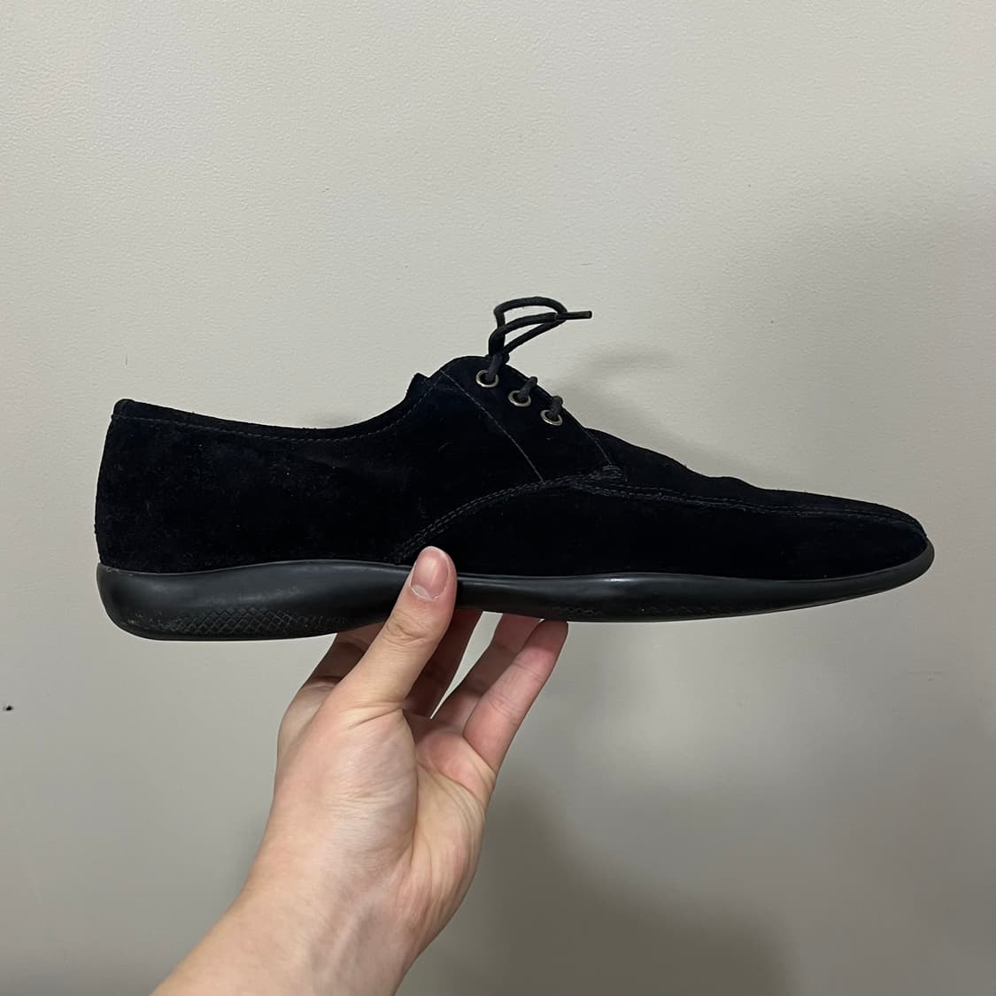 Prada Sports Suede Derby Shoes 상품이미지4